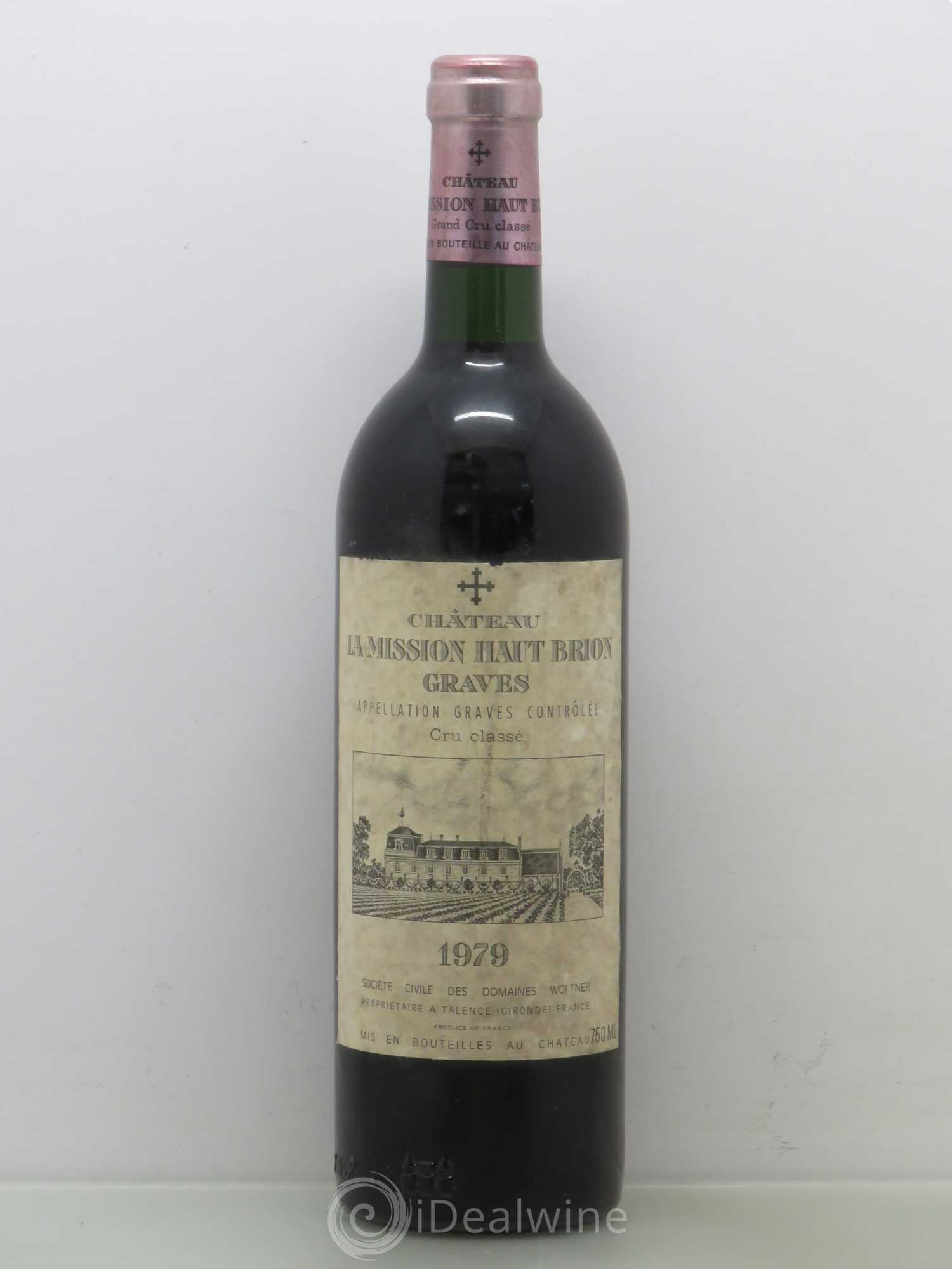 Château la Mission Haut-Brion Cru Classé de Graves 1979 - Lot de 1 bouteille - 0