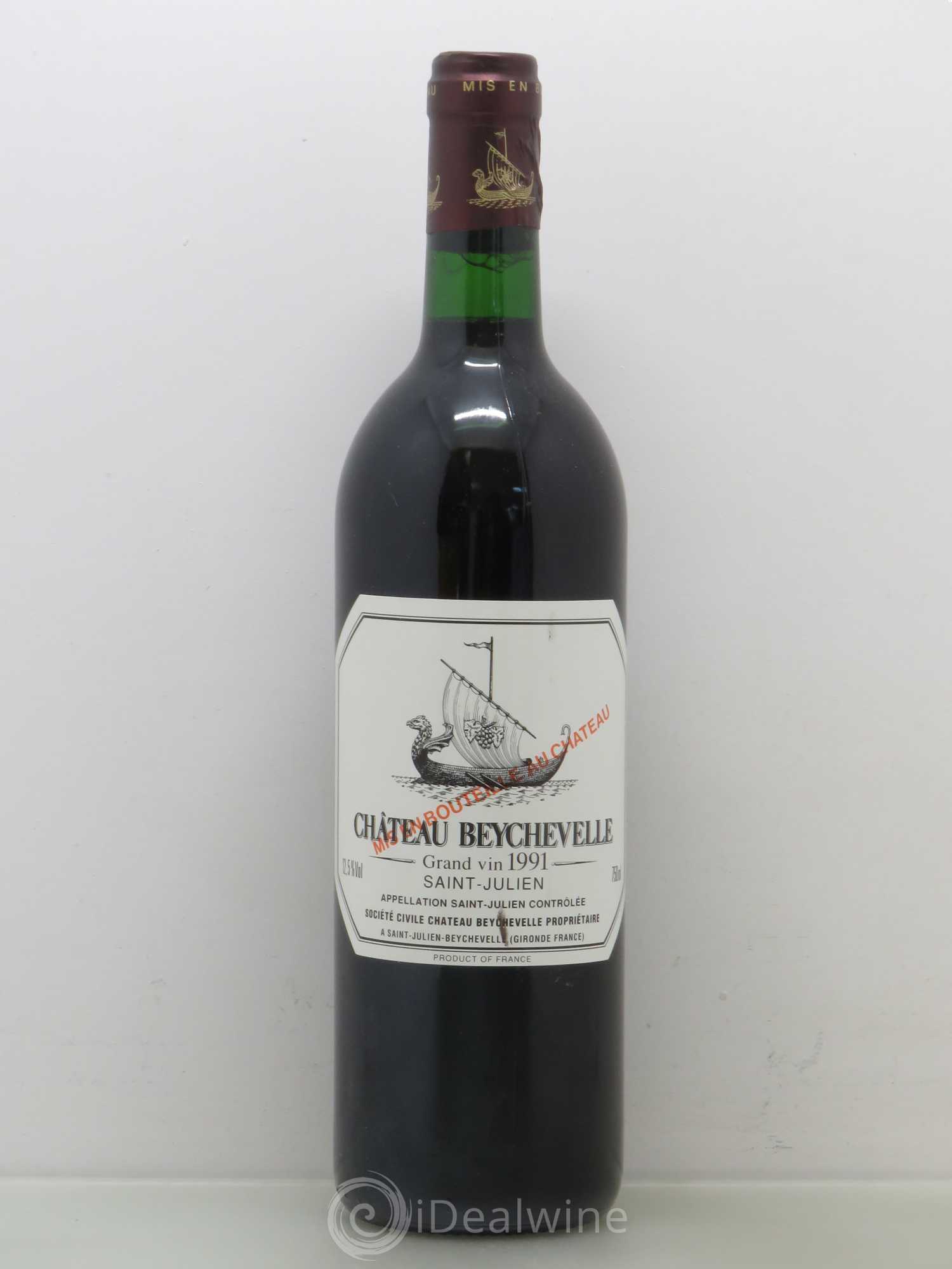 Château Beychevelle 4ème Grand Cru Classé 1991 - Lot de 1 bouteille - 0