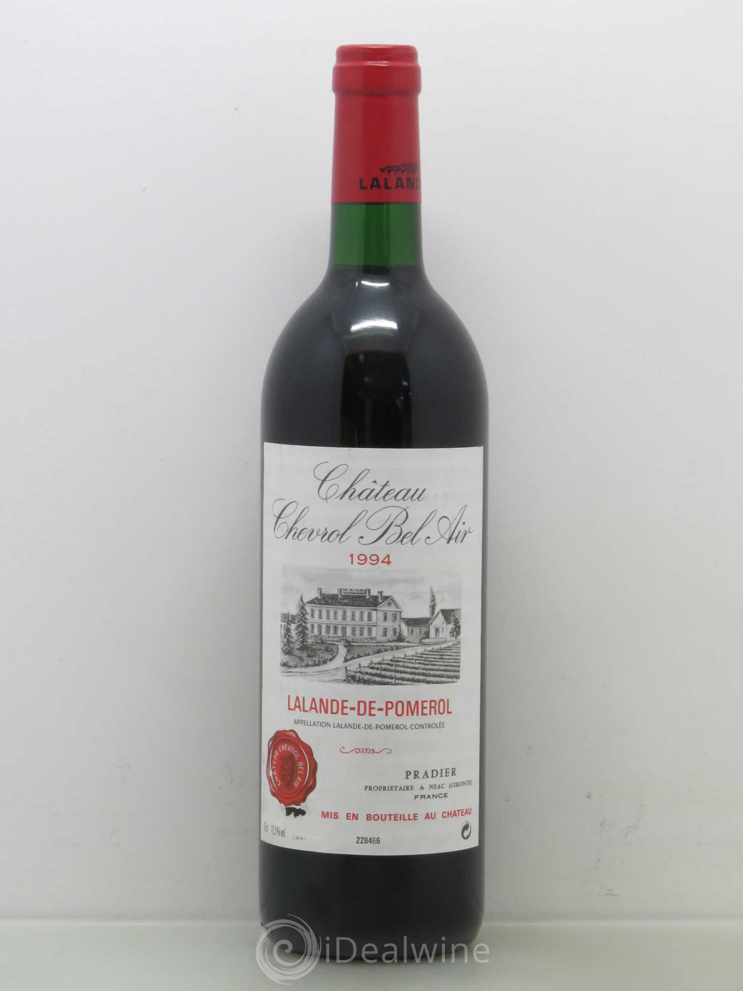 Bordeaux Chevrol Bel Air Lalande de Pomerol 1994 - Posten von 1 Flasche - 0