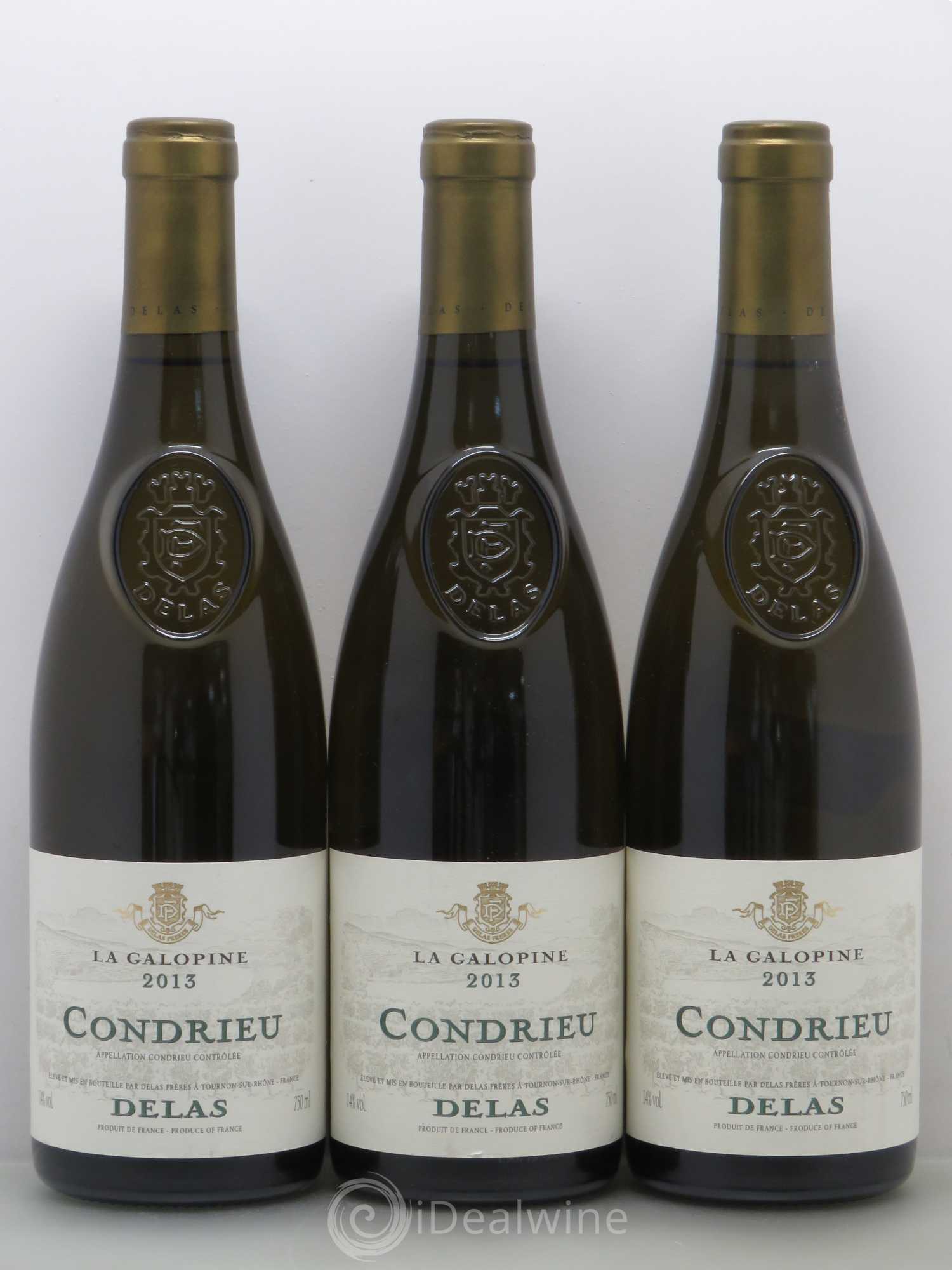 Condrieu La Galopine - Delas 2013 - Posten von 3 Flaschen - 0