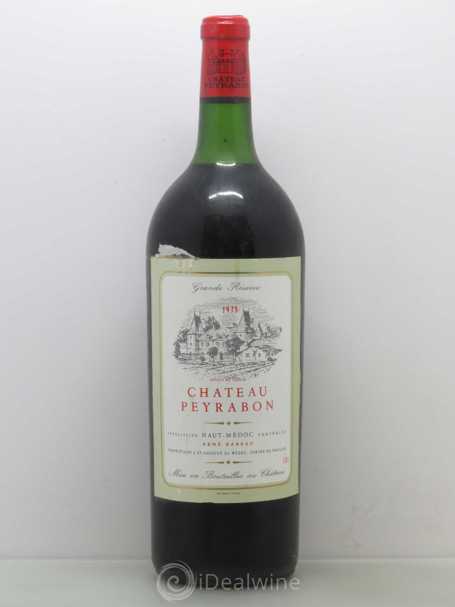 Château Peyrabon Cru Bourgeois 1975 - Lot de 1 magnum - 0