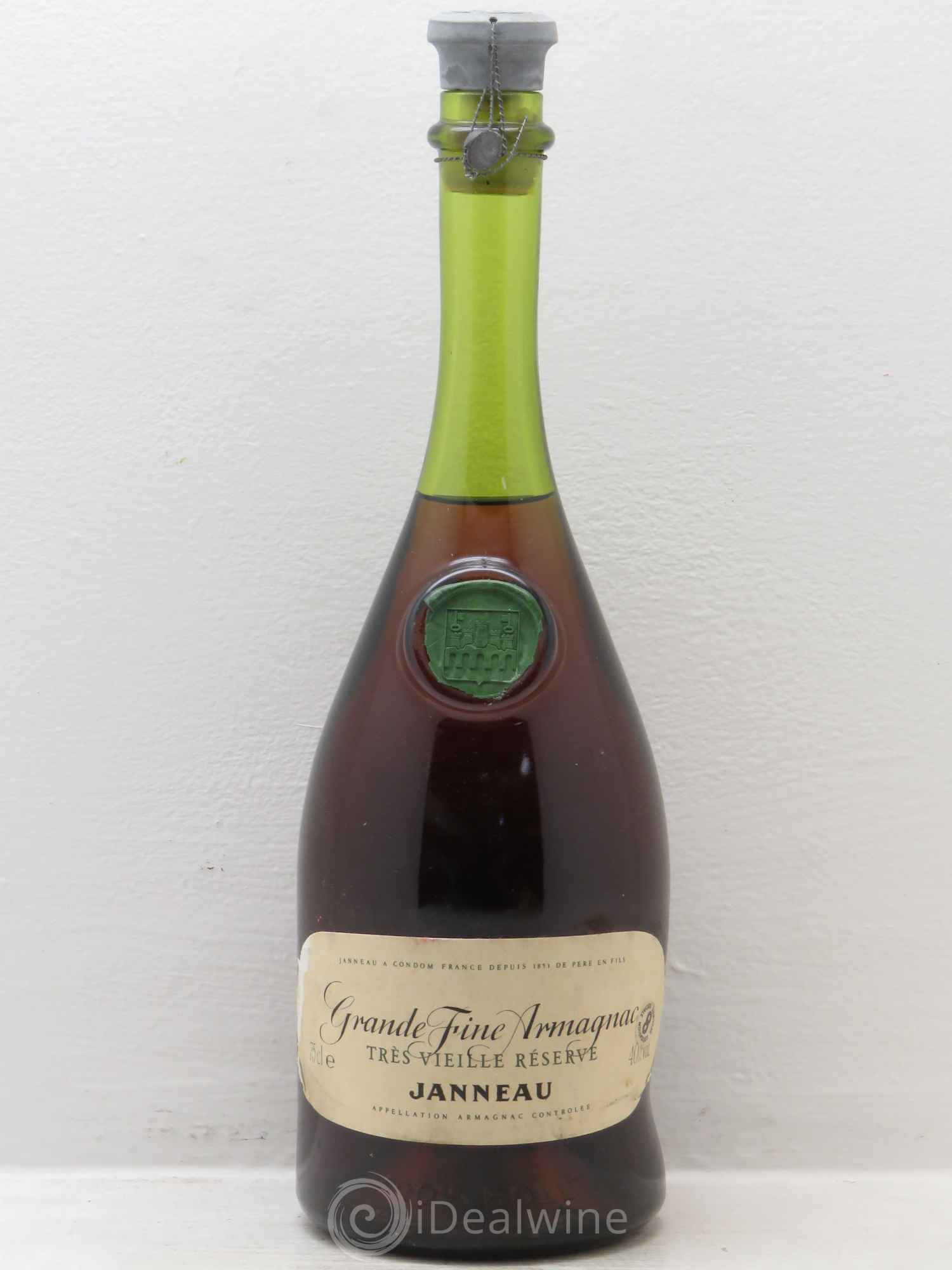 Armagnac Grande Fine Très Vieilles Vignes Janneau 40% - Posten von 1 Flasche - 0