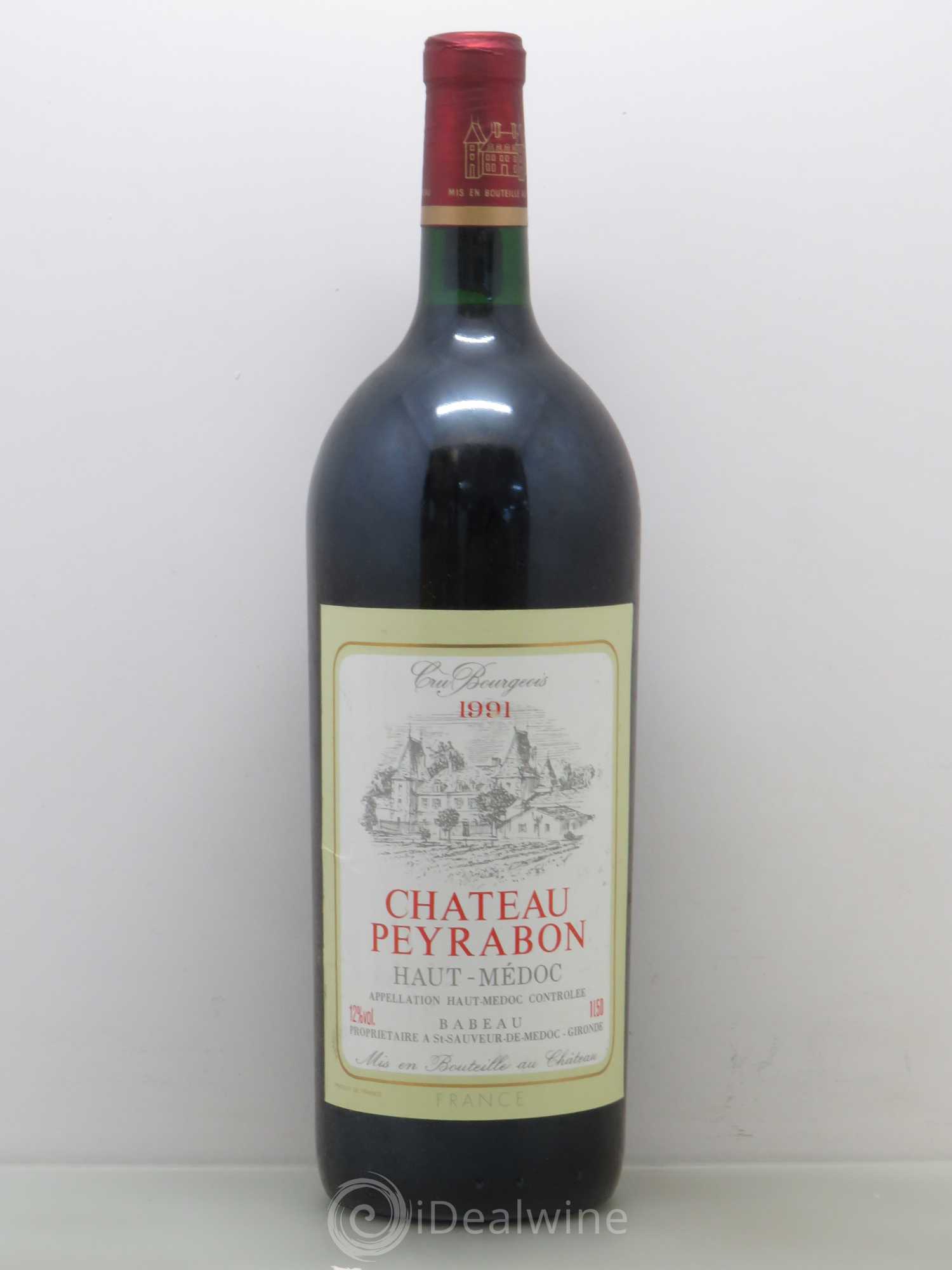 Château Peyrabon Cru Bourgeois 1991 - Lot de 1 magnum - 0