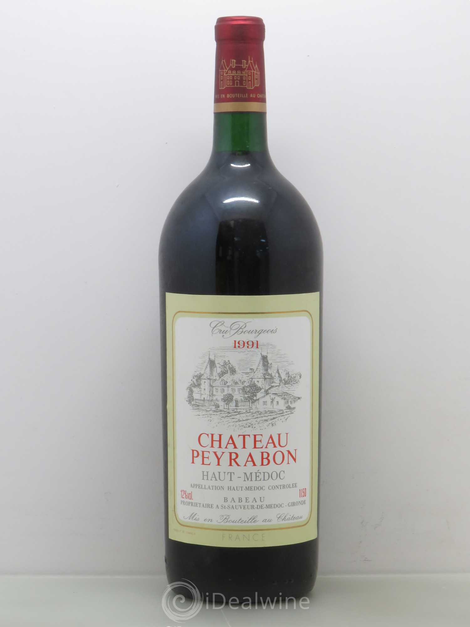Château Peyrabon Cru Bourgeois 1991 - Lot de 1 magnum - 0