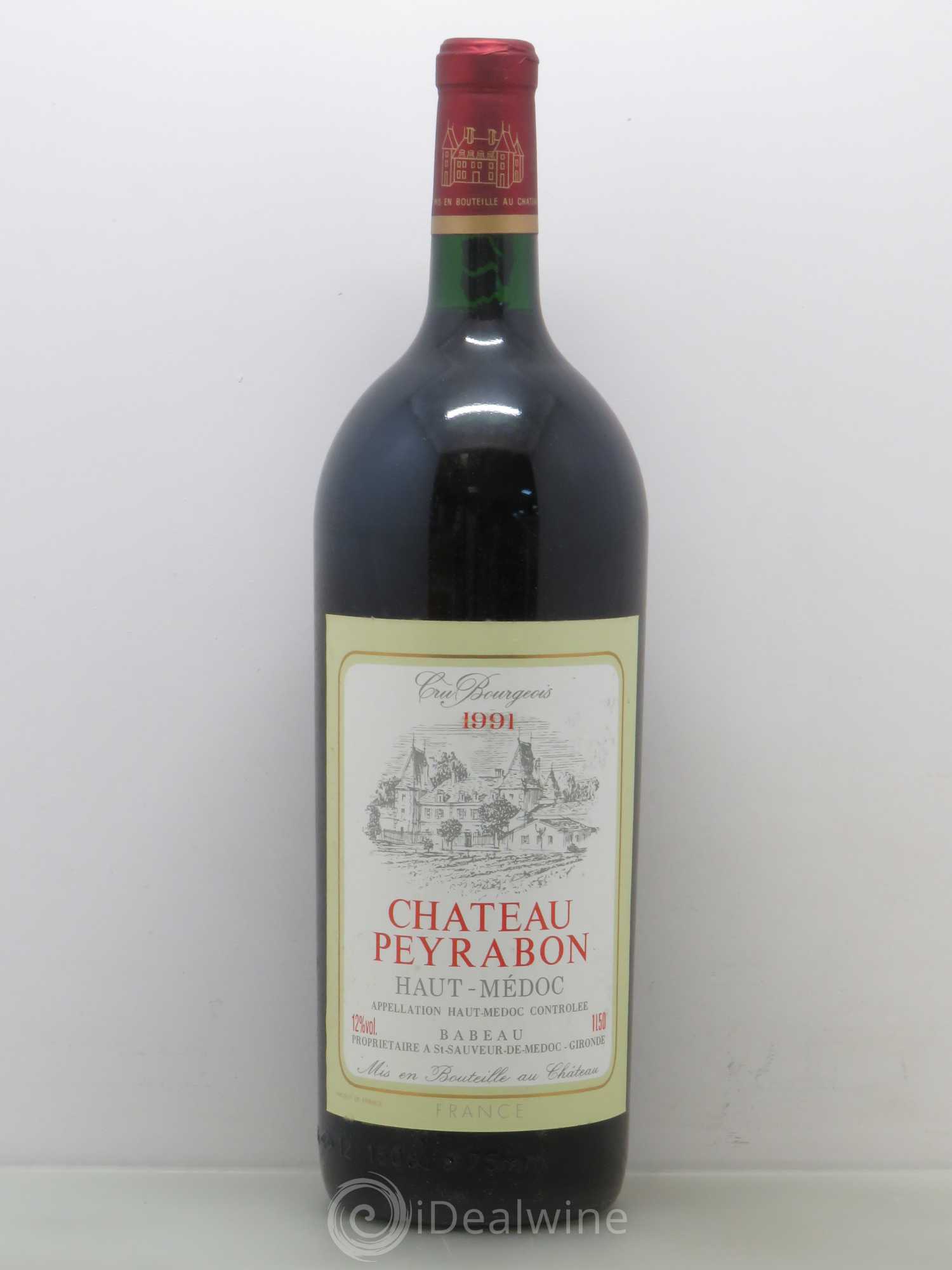 Château Peyrabon Cru Bourgeois 1991 - Lot de 1 magnum - 0
