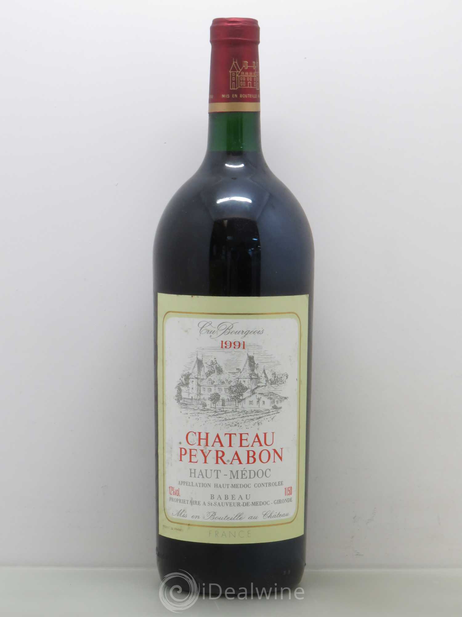Château Peyrabon Cru Bourgeois 1991 - Lot de 1 magnum - 0