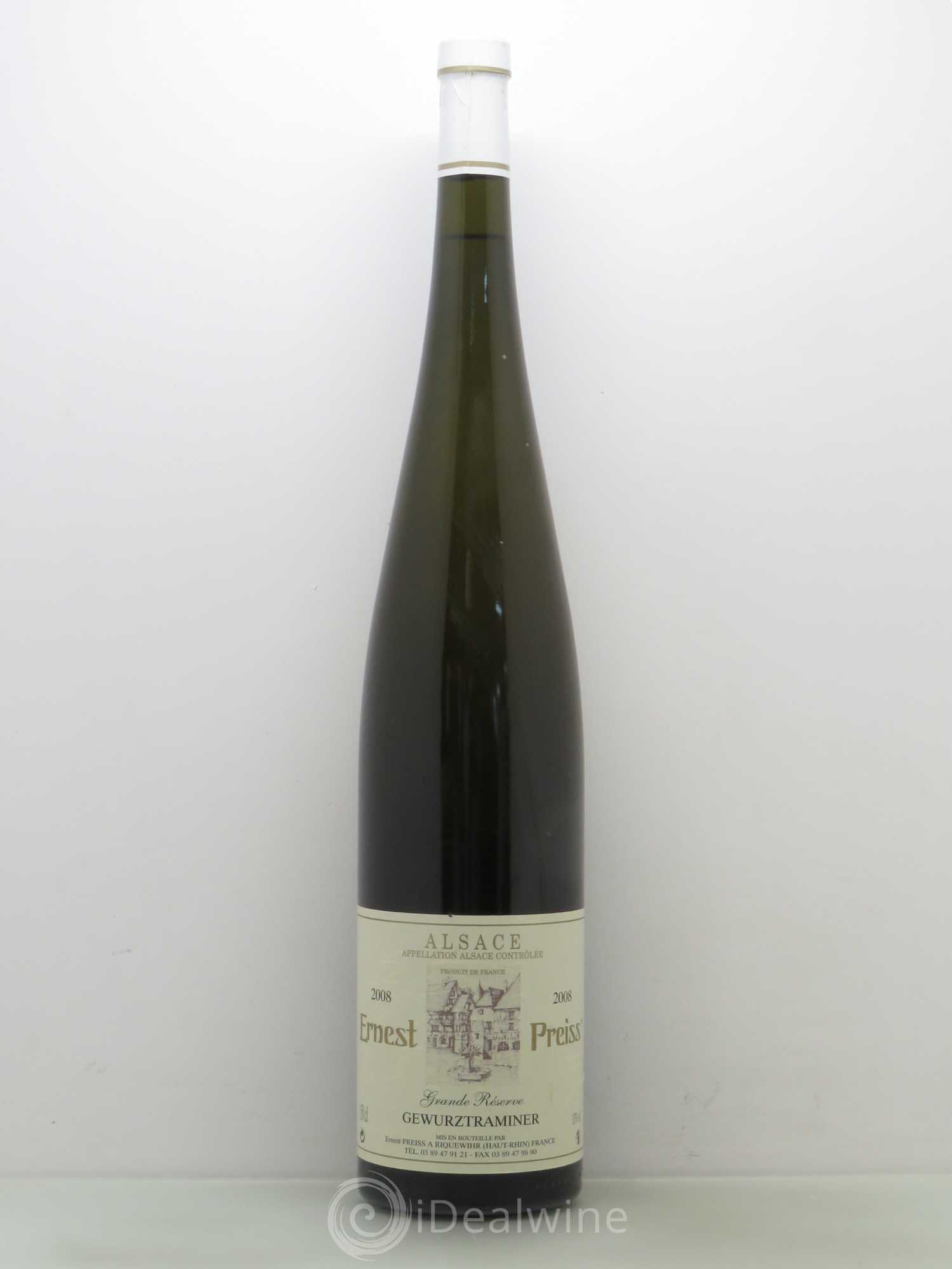 Gewurztraminer Ernest Preiss grande reserve 2008 - Posten von 1 Magnum - 0