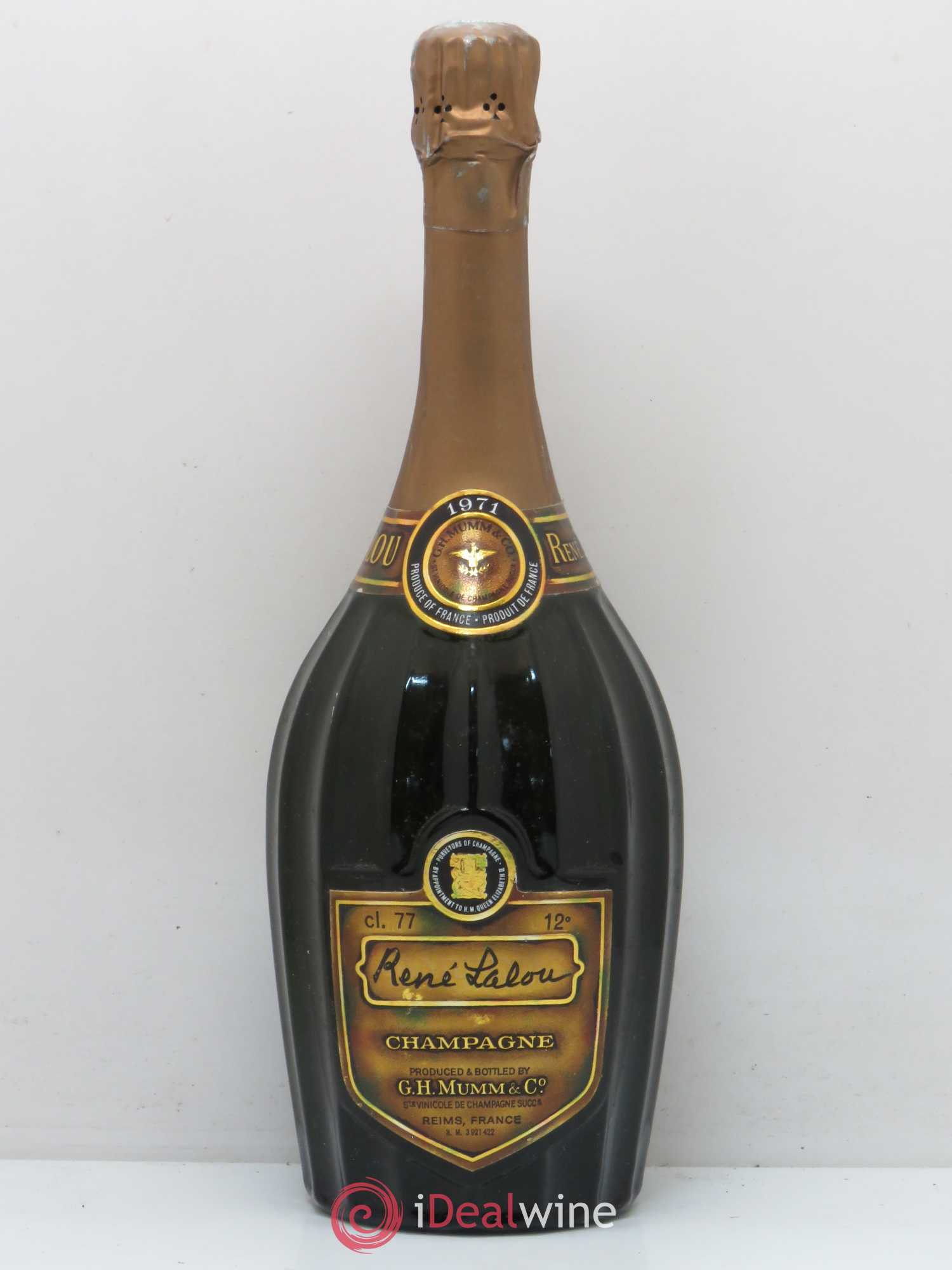 René Lalou Mumm 1971 - Posten von 1 Flasche - 0