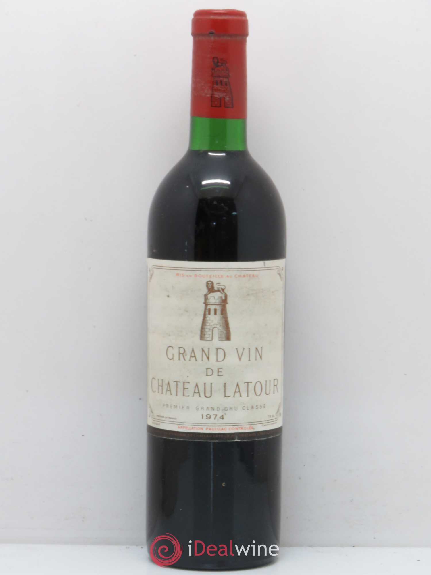 Château Latour 1er Grand Cru Classé 1974 - Lot de 1 bouteille - 0