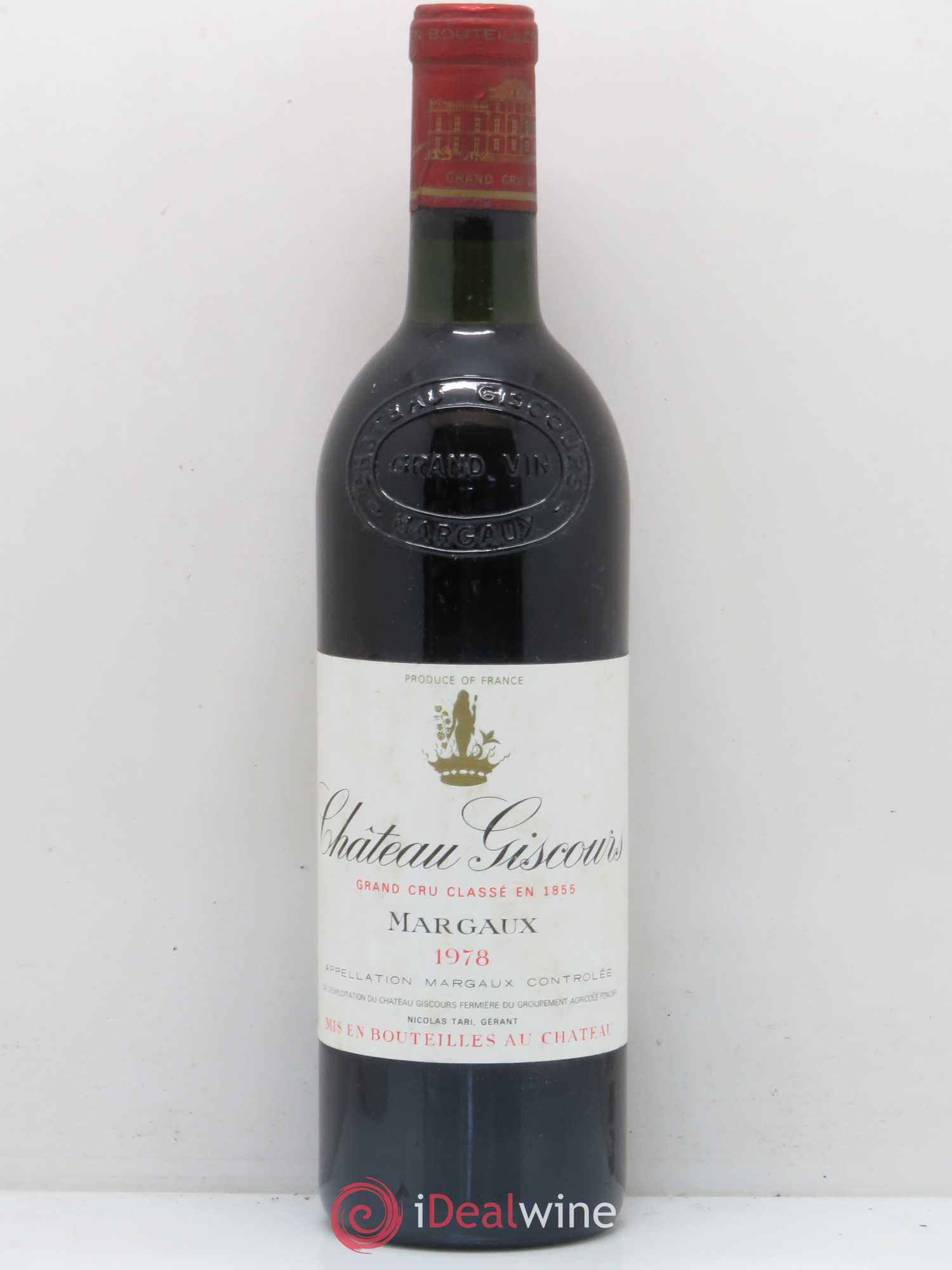 Château Giscours 3ème Grand Cru Classé 1978 - Lot de 1 bouteille - 0