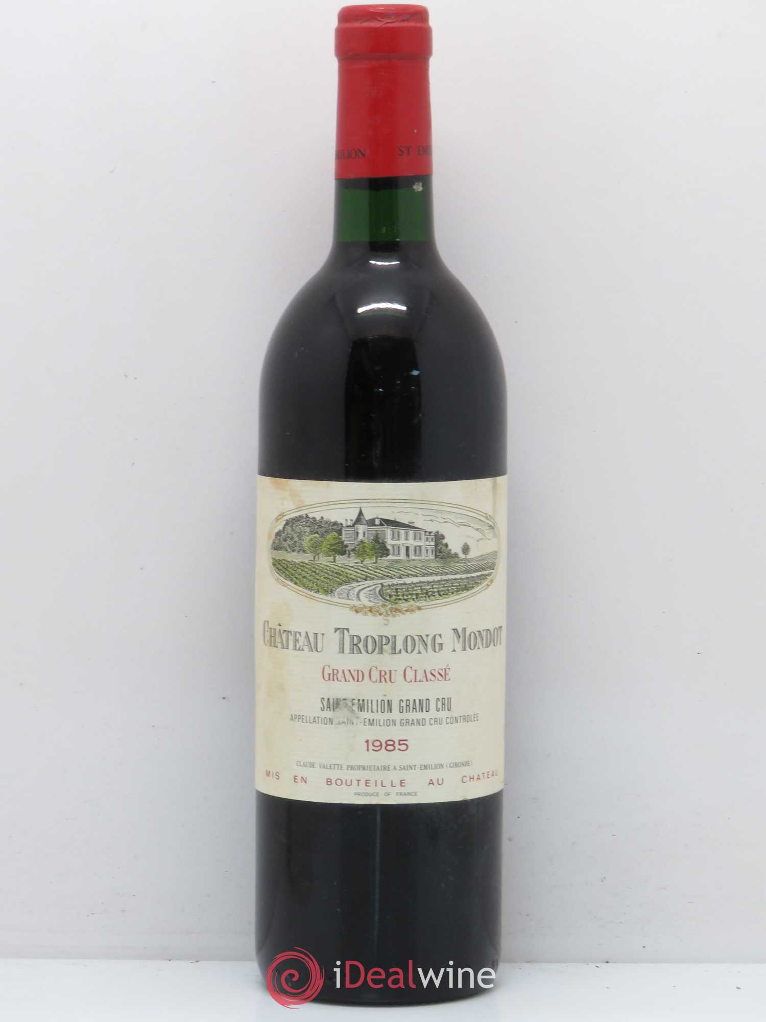 Château Troplong Mondot 1er Grand Cru Classé B 1985 - Lot de 1 bouteille - 0