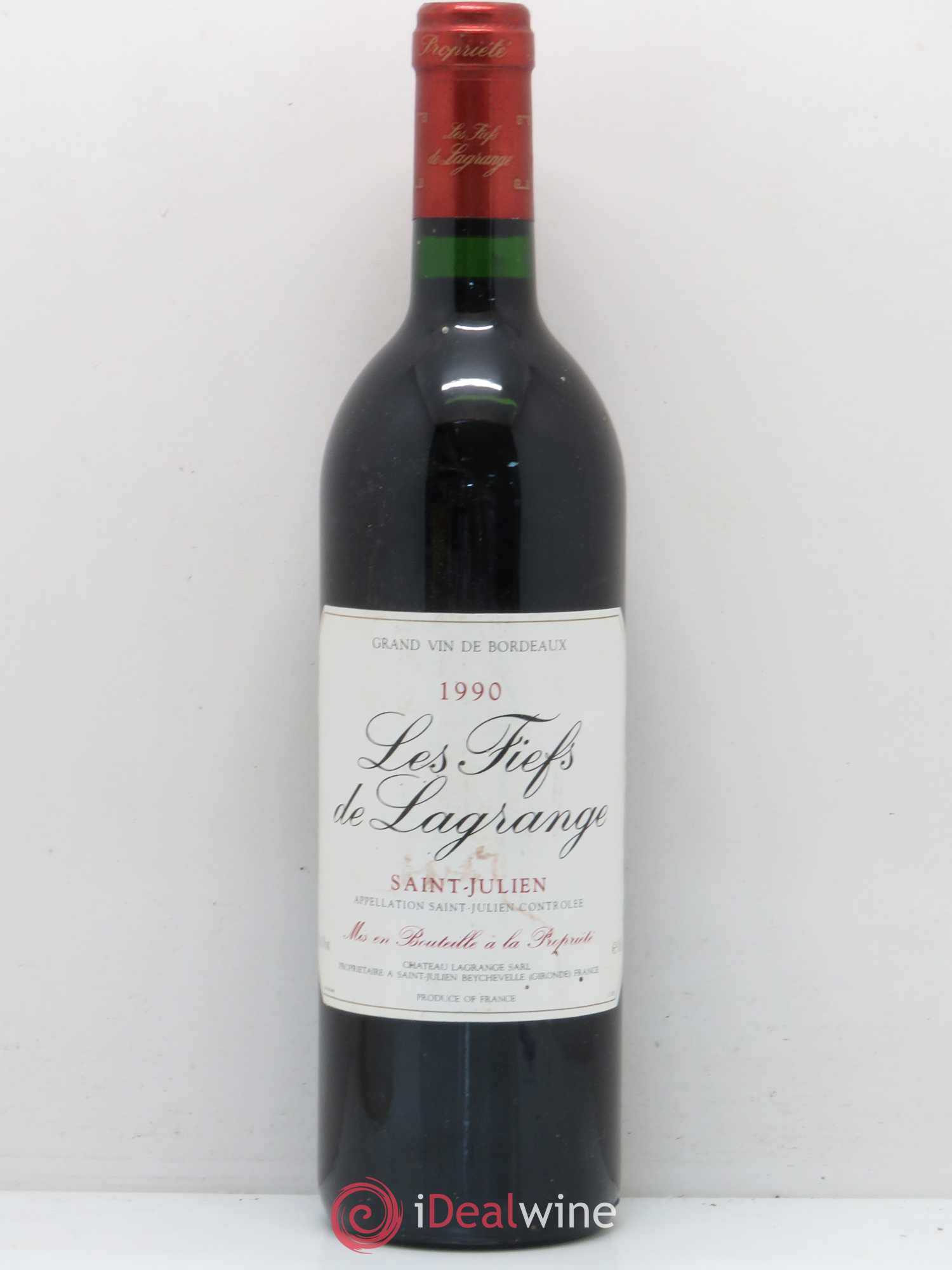 Les Fiefs de Lagrange Second Vin 1990 - Lot de 1 bouteille - 0