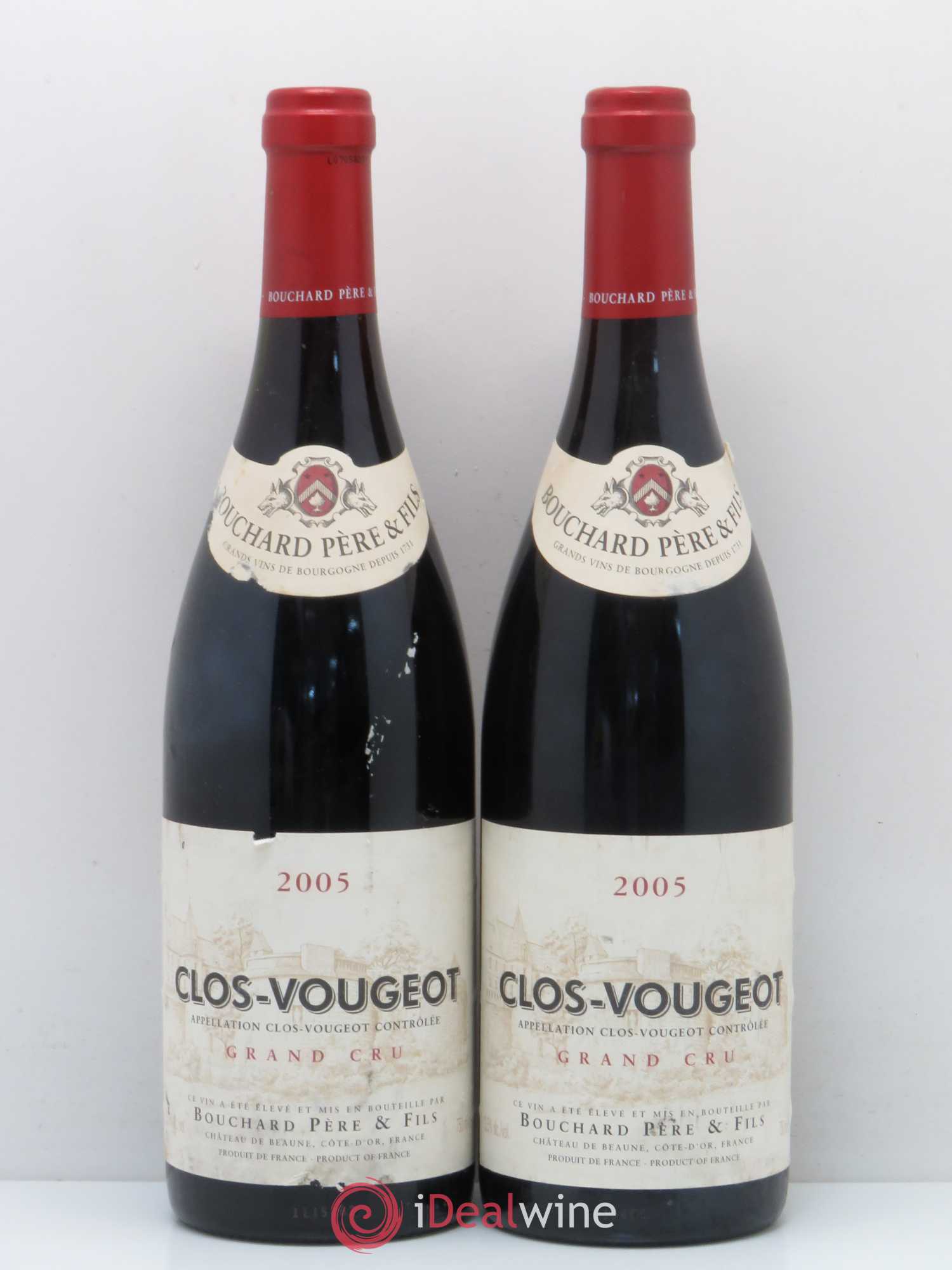 Clos de Vougeot Grand Cru Bouchard Père & Fils 2005 - Lot de 2 bouteilles - 0
