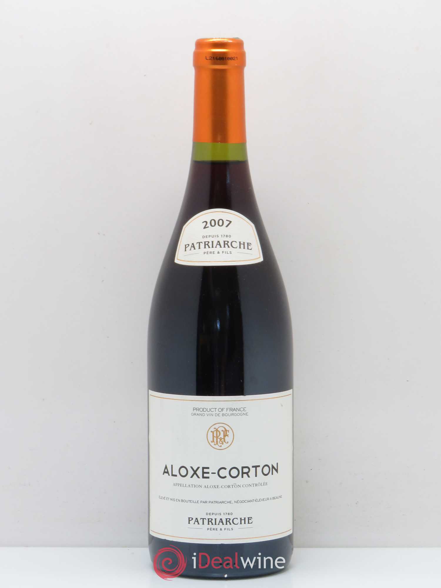Aloxe-Corton Patriarche 2007 - Lot de 1 bouteille - 0