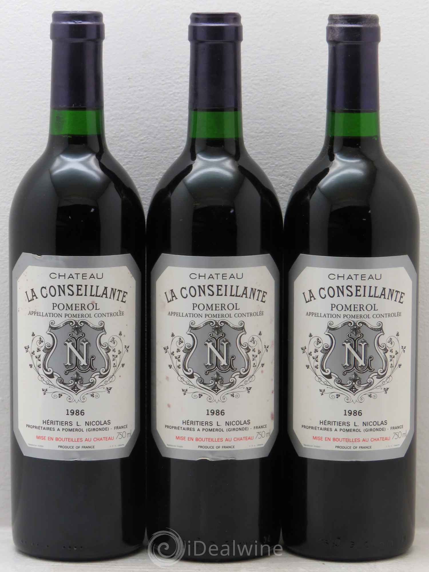 Château la Conseillante 1986 - Lot de 12 bouteilles - 2