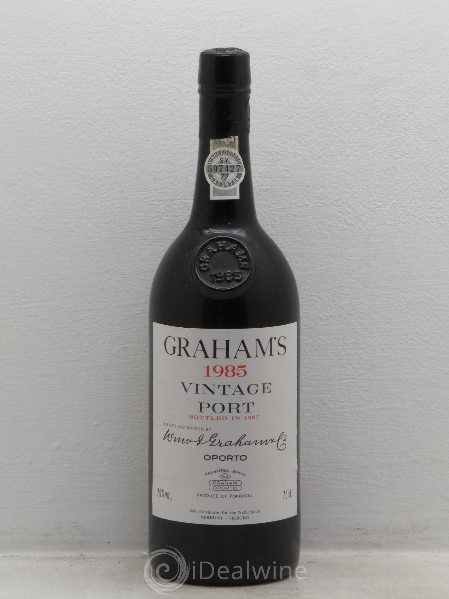 Porto W&J Graham' Vintage 1985 - Lot de 1 bouteille - 0