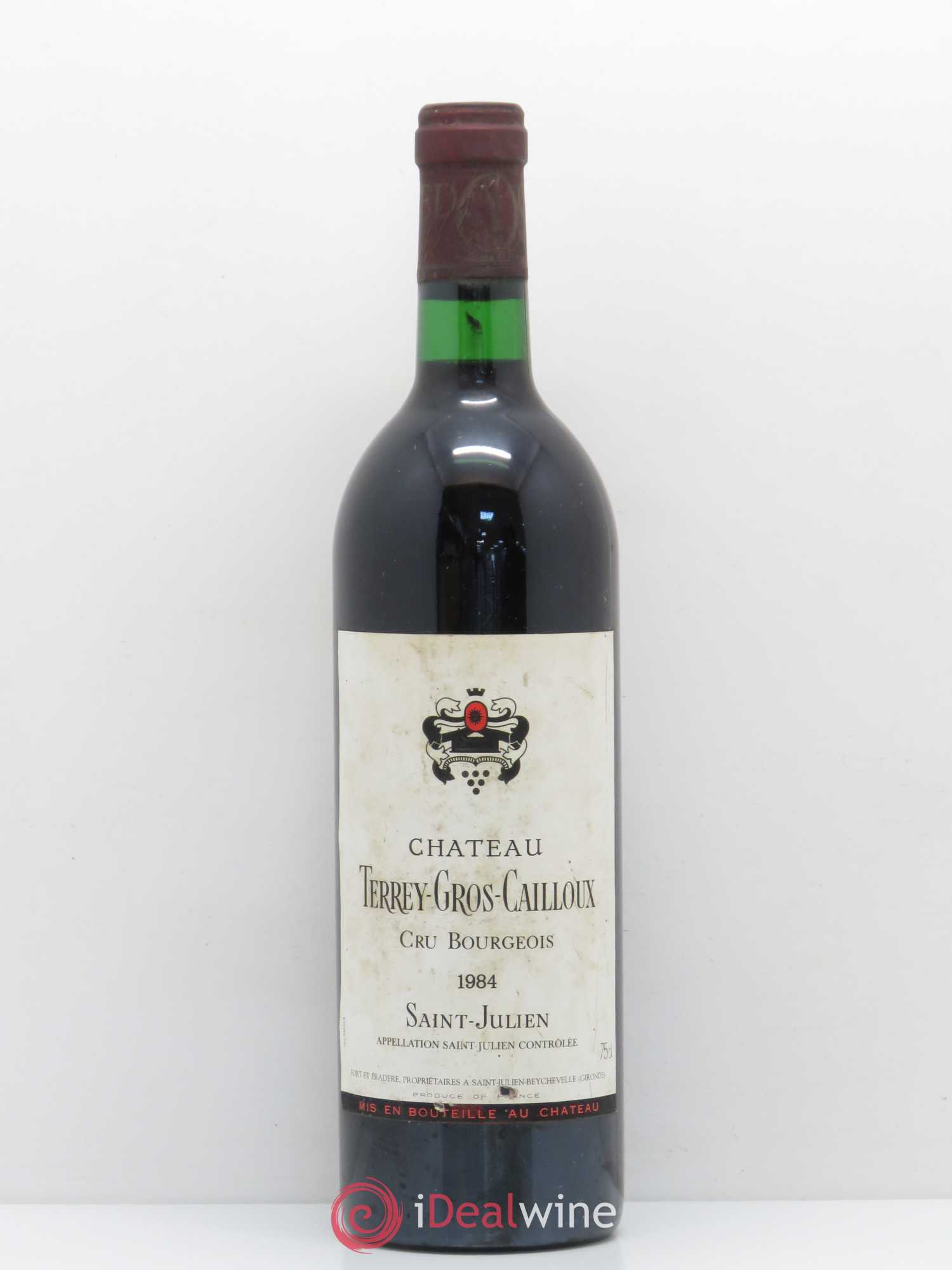 Château Terrey Gros Cailloux Cru Bourgeois (sans prix de réserve) 1984 - Lot de 1 bouteille - 0