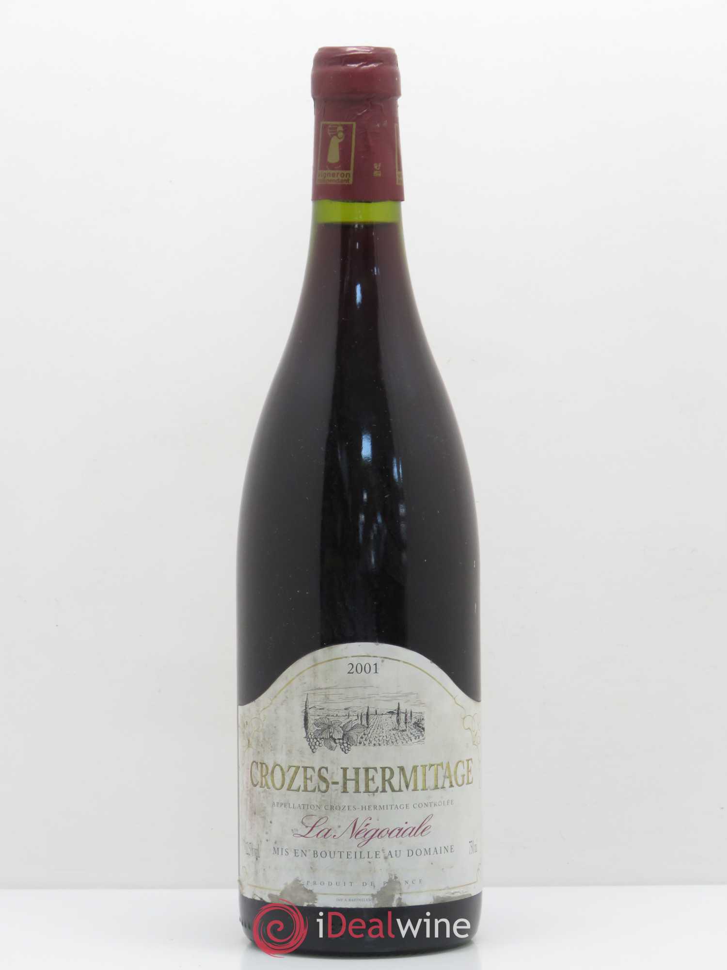 Crozes-Hermitage La Négociale (sans prix de réserve) 2001 - Posten von 1 Flasche - 0