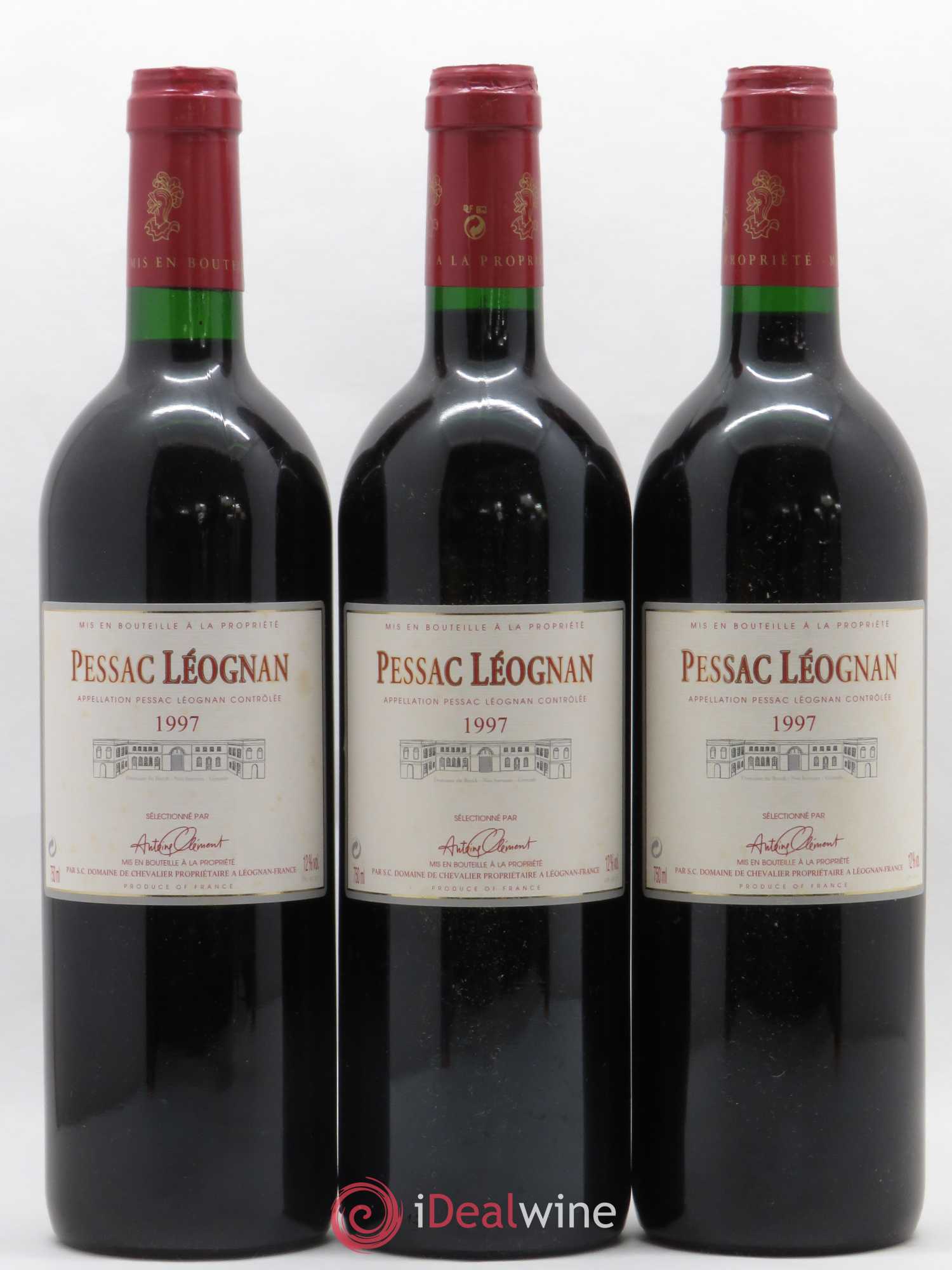 Pessac-Léognan Sélectionné par Antoine Clément mis en bouteille par Domaine de Chevalier 1997 - Posten von 6 Flaschen - 1