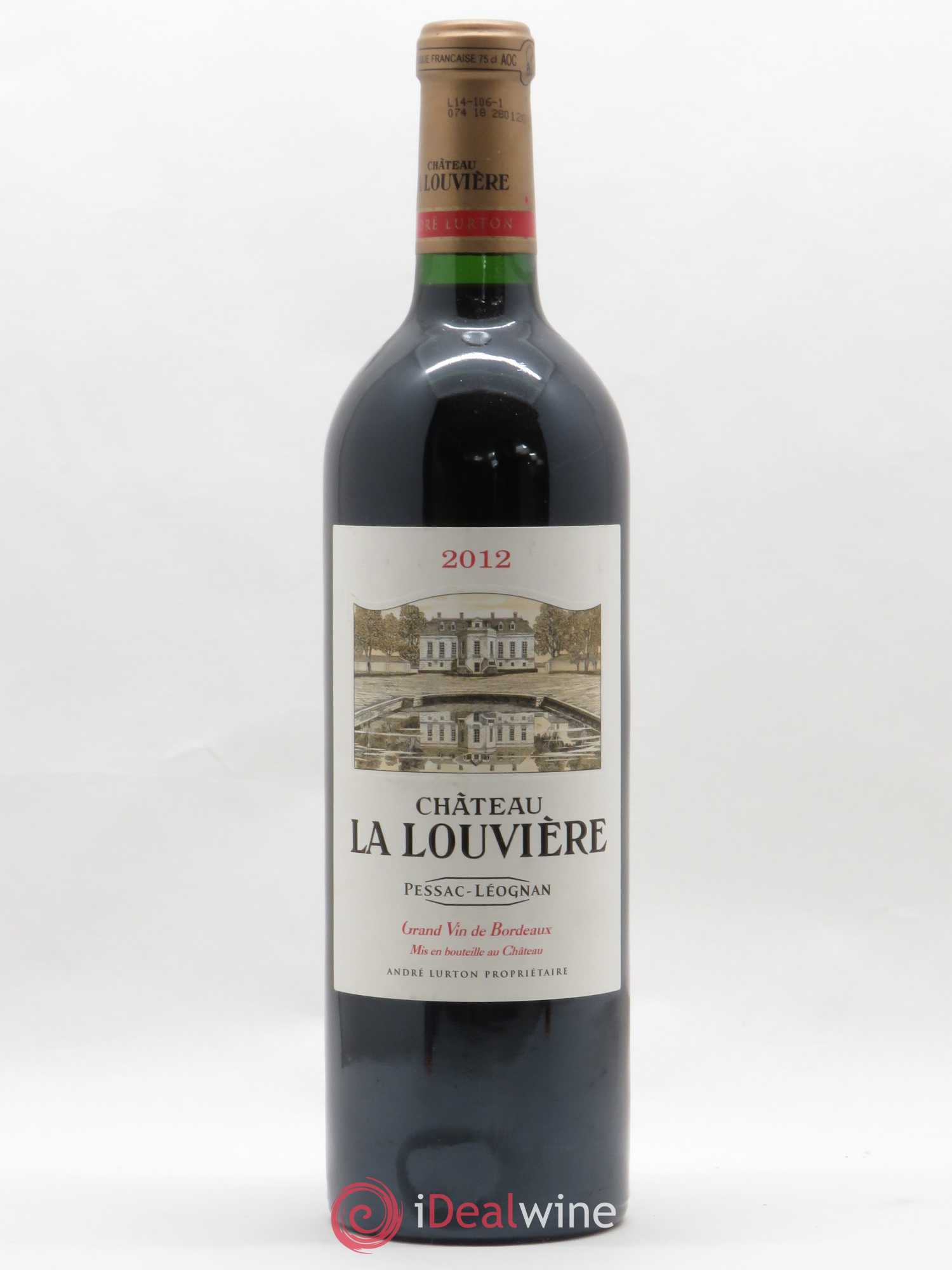 Château la Louvière 2012 - Lot de 1 bouteille - 0