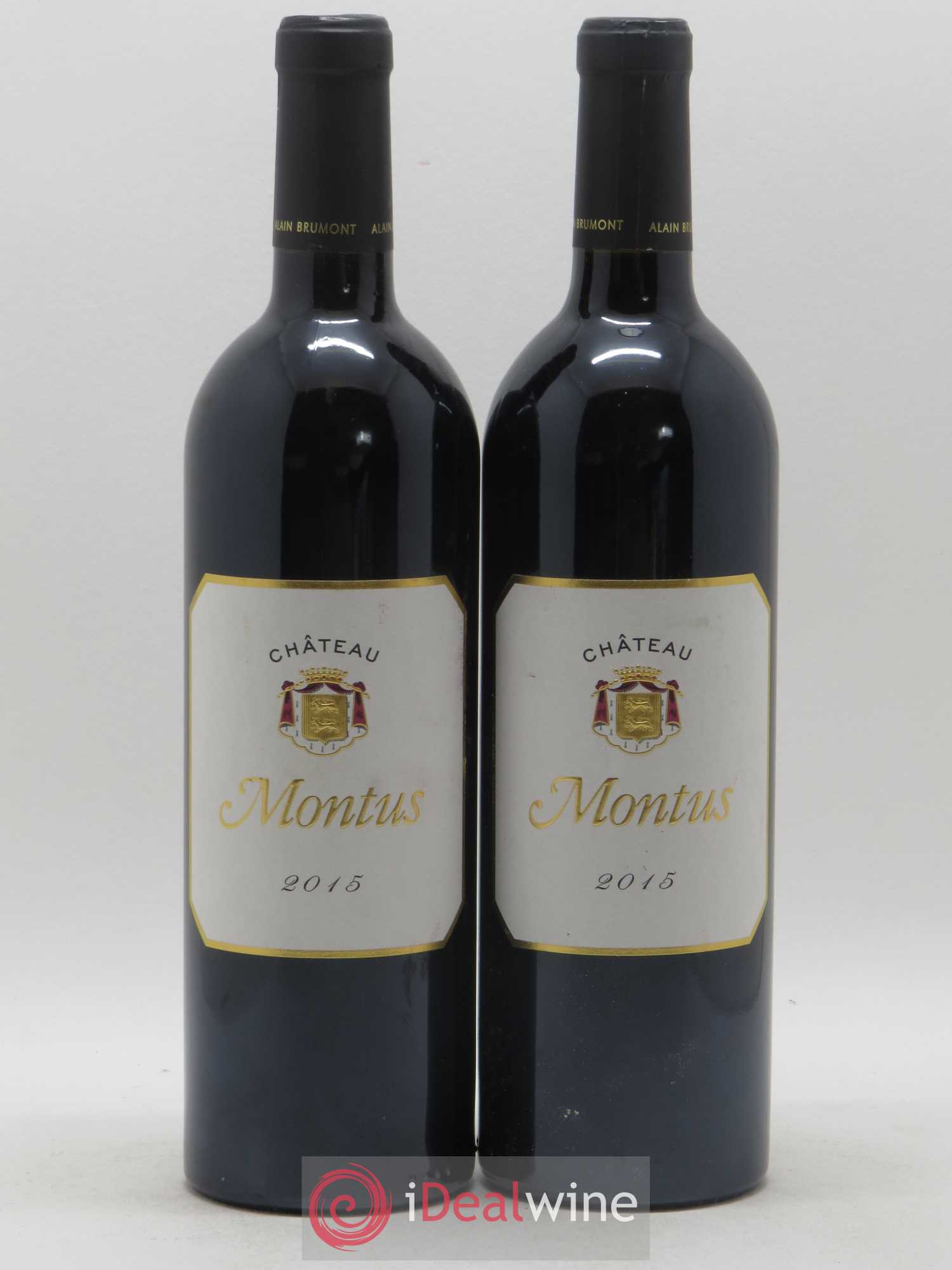Madiran Château Montus Alain Brumont 2015 - Lot de 2 bouteilles - 0