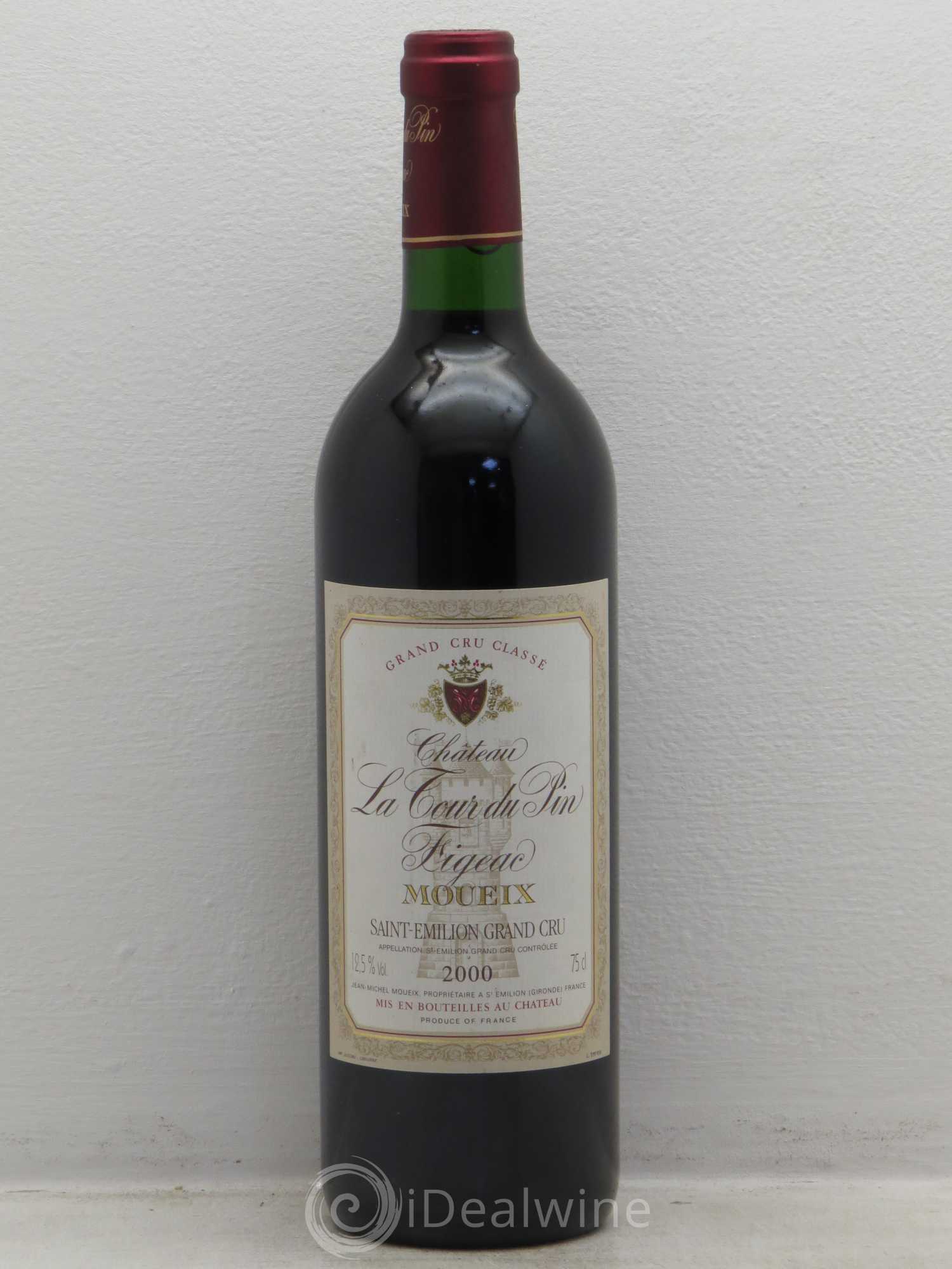 Château la Tour du Pin Figeac 2000 - Lot de 1 bouteille - 0