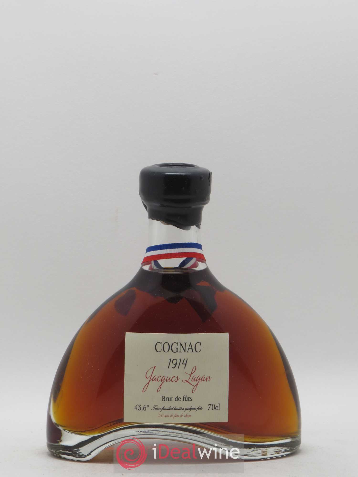 Cognac Jacques Lagan Brut de fûts 1914 - Posten von 1 Flasche - 0