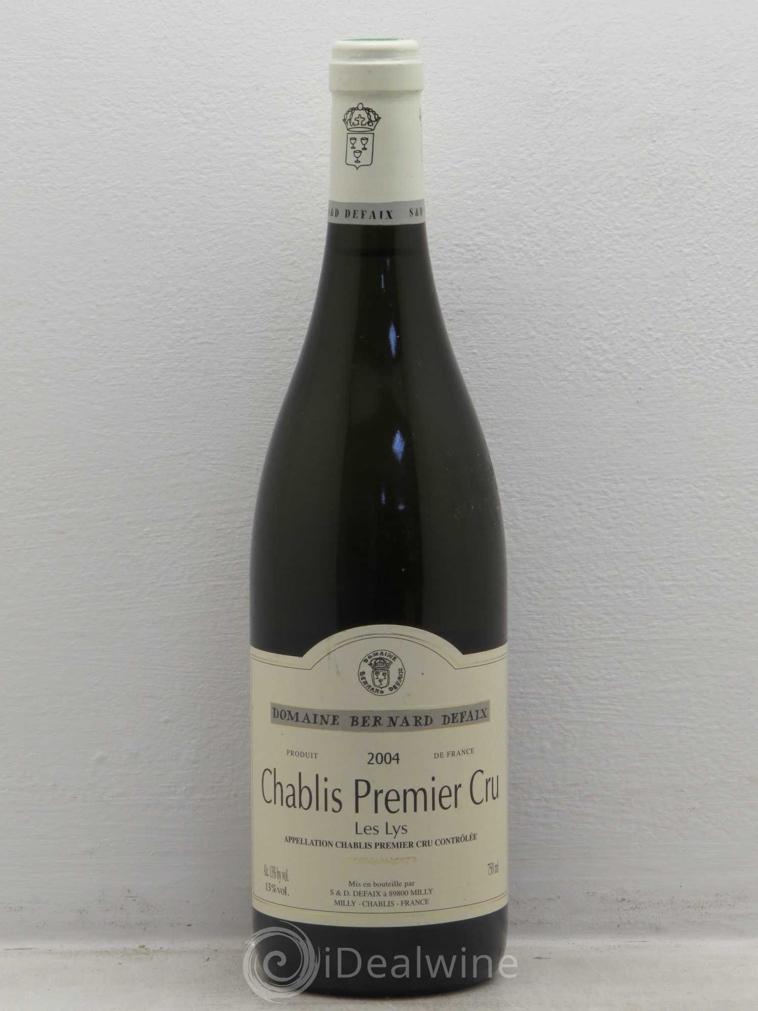 Chablis 1er Cru Les Lys 2004 - Posten von 1 Flasche - 0