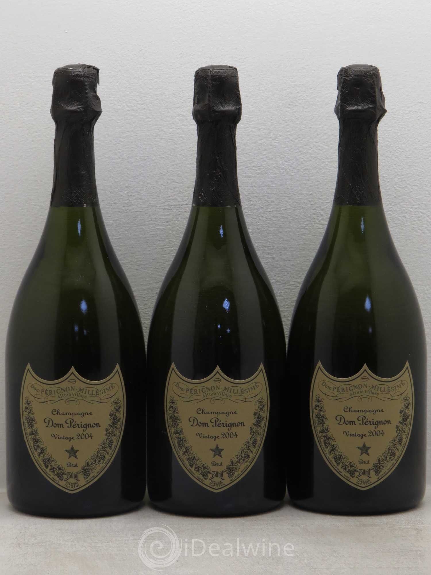 Brut Dom Pérignon 2004 - Lot de 3 bouteilles - 0