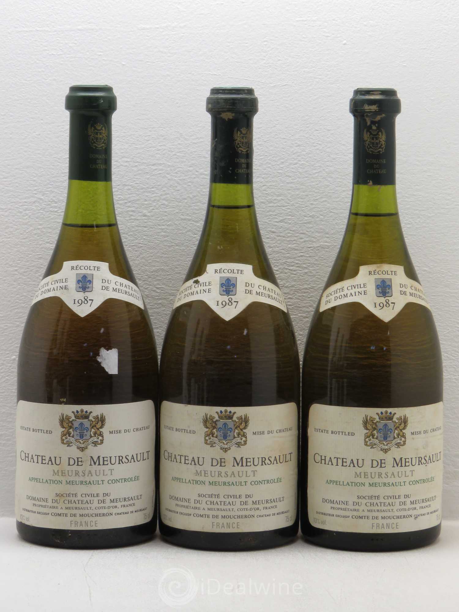 Meursault Château de Meursault (sans prix de réserve) 1987 - Posten von 6 Flaschen - 1