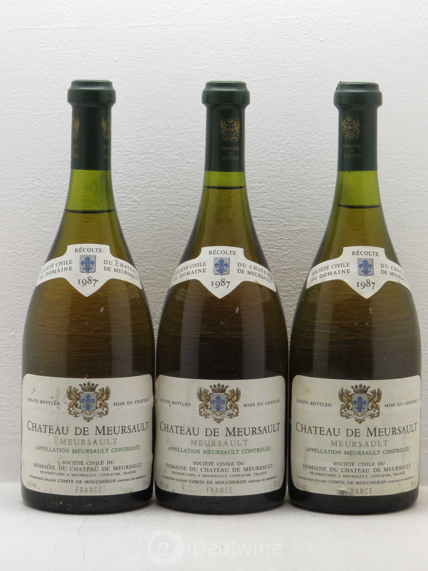 Meursault Château de Meursault (sans prix de réserve) 1987 - Posten von 6 Flaschen - 2