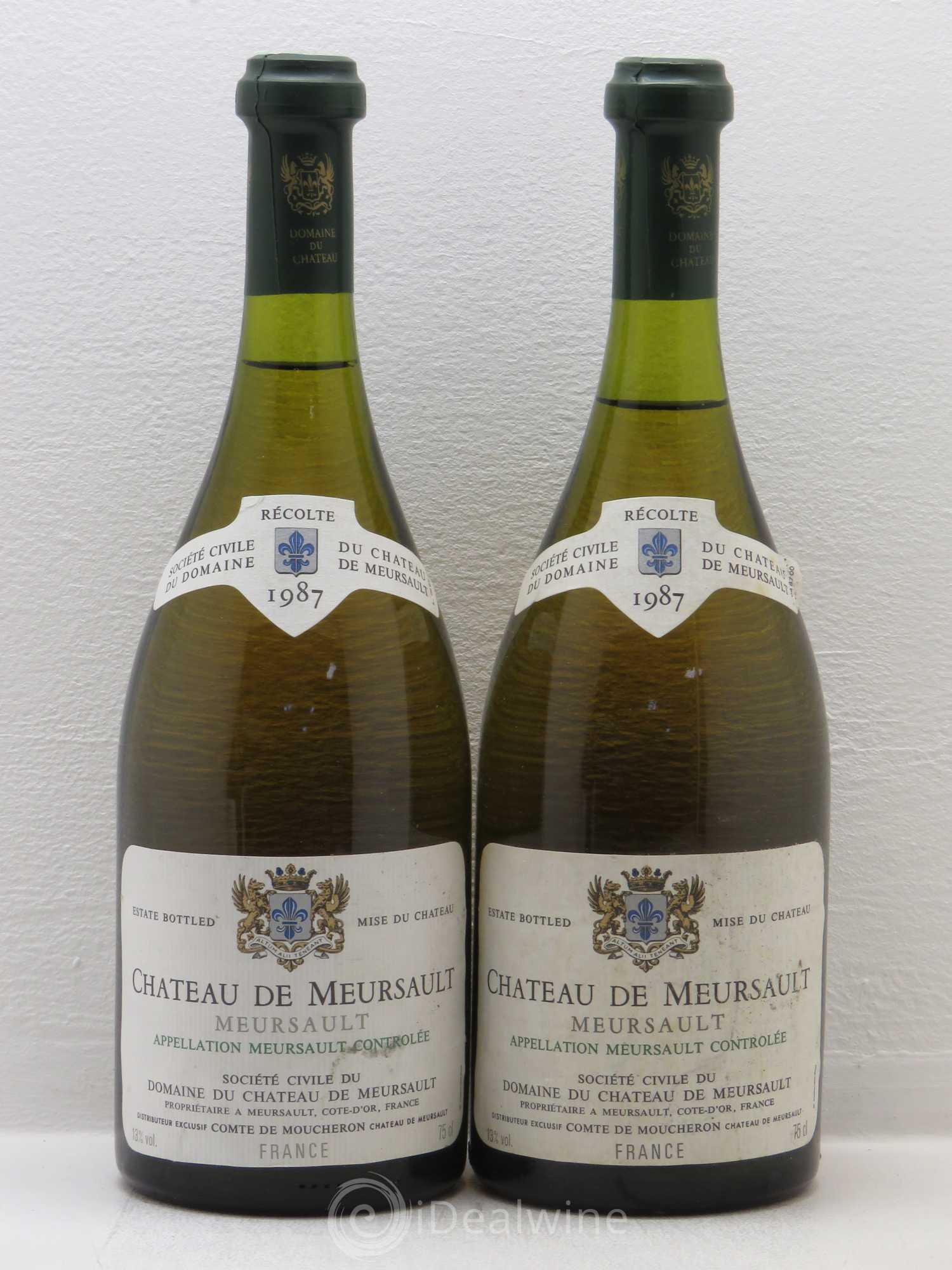 Meursault Château de Meursault 1987 - Lot de 2 bouteilles - 0
