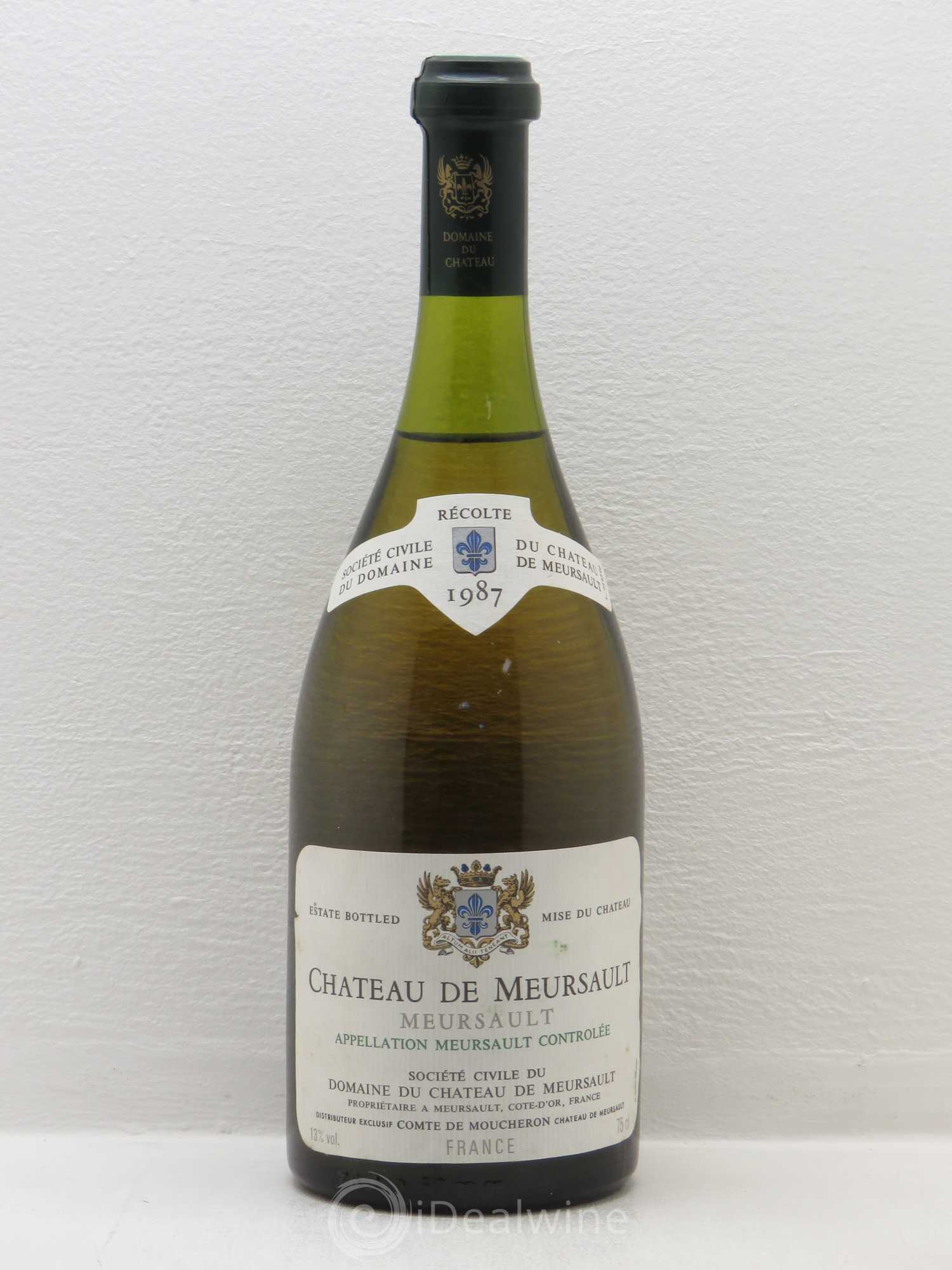 Meursault Château de Meursault 1987 - Lot de 1 bouteille - 0