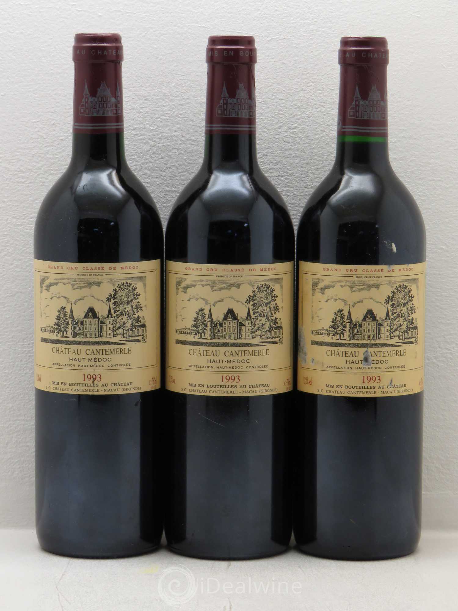 Château Cantemerle 5ème Grand Cru Classé 1993 - Lot de 6 bouteilles - 2