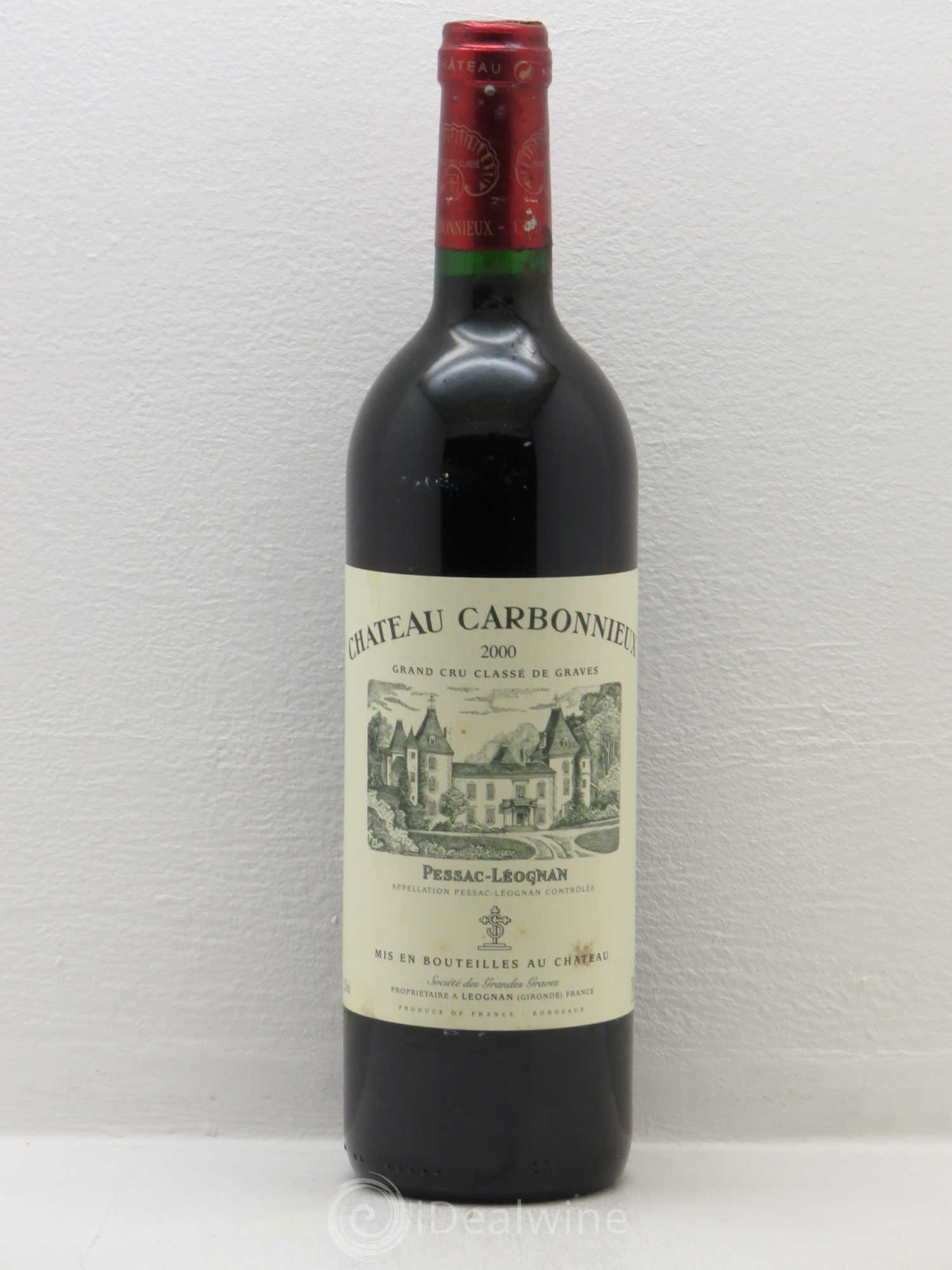 Château Carbonnieux Cru Classé de Graves 2000 - Lot de 1 bouteille - 0