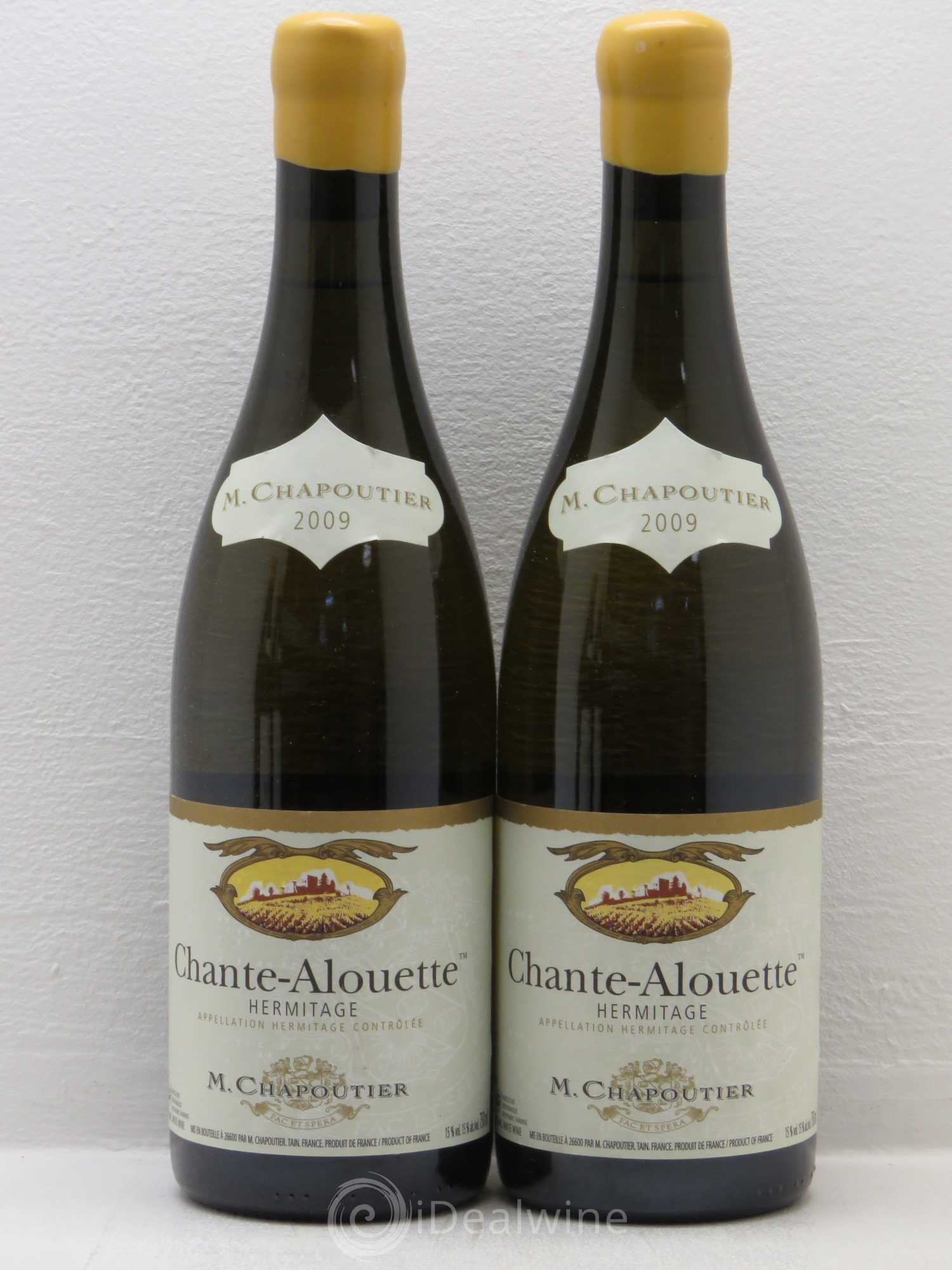 Hermitage Chante Alouette Chapoutier 2009 - Lot de 4 bouteilles - 2