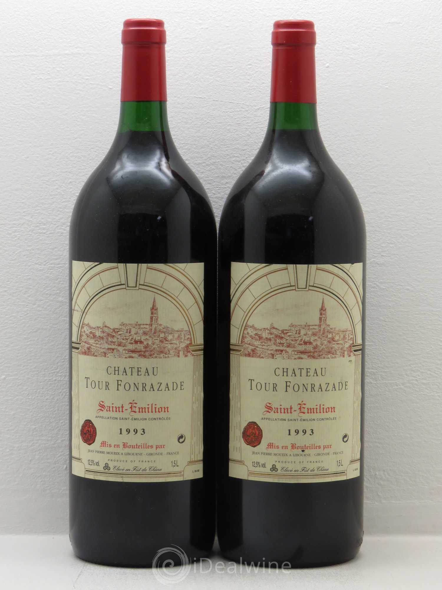 Saint-Émilion Châeau Tour Fonrazade Jean-Pierre Moueix (sans prix de réserve) 1993 - Posten von 2 Magnum - 0