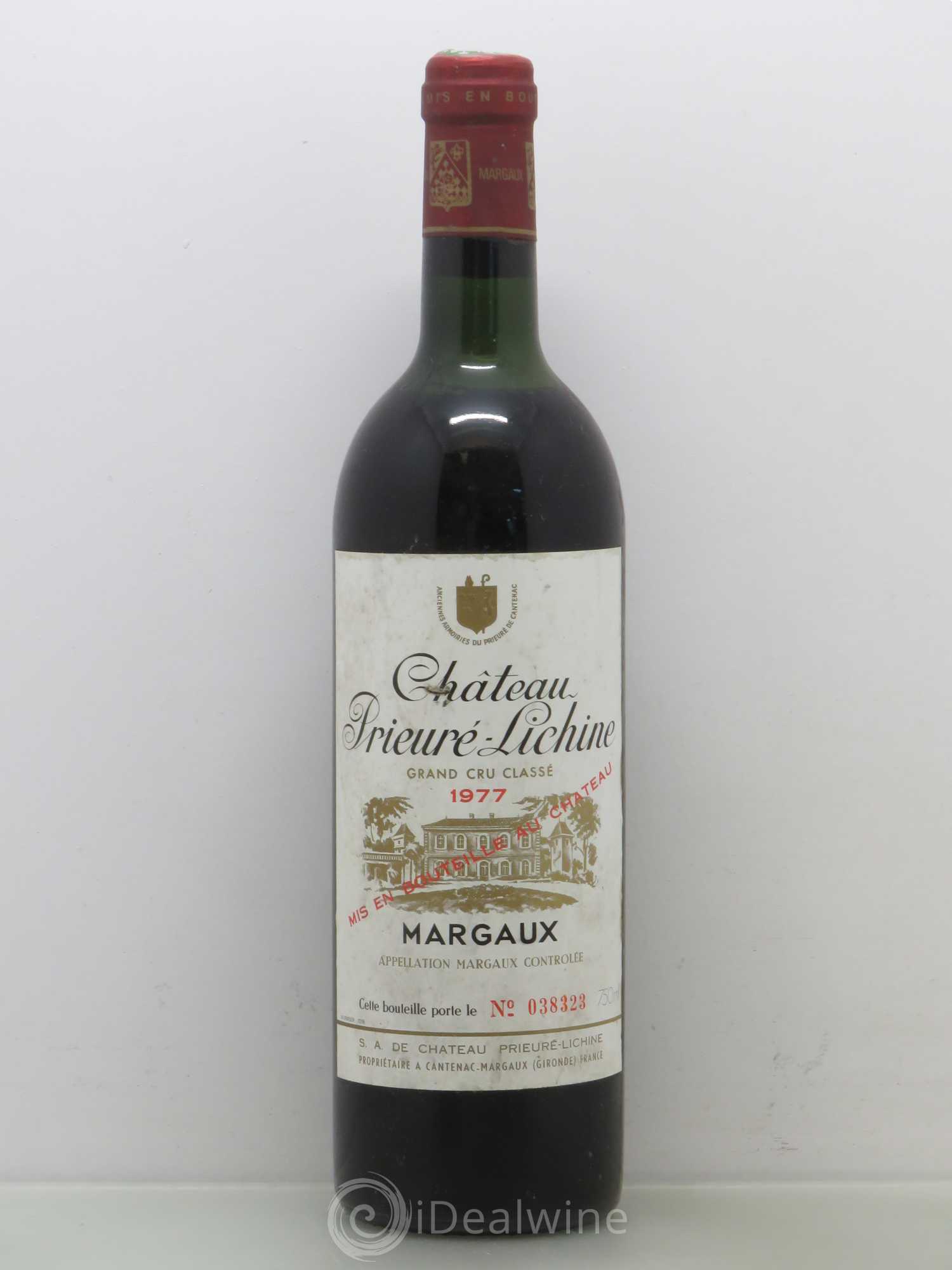 Château Prieuré Lichine 4ème Grand Cru Classé 1977 - Lot de 1 bouteille - 0