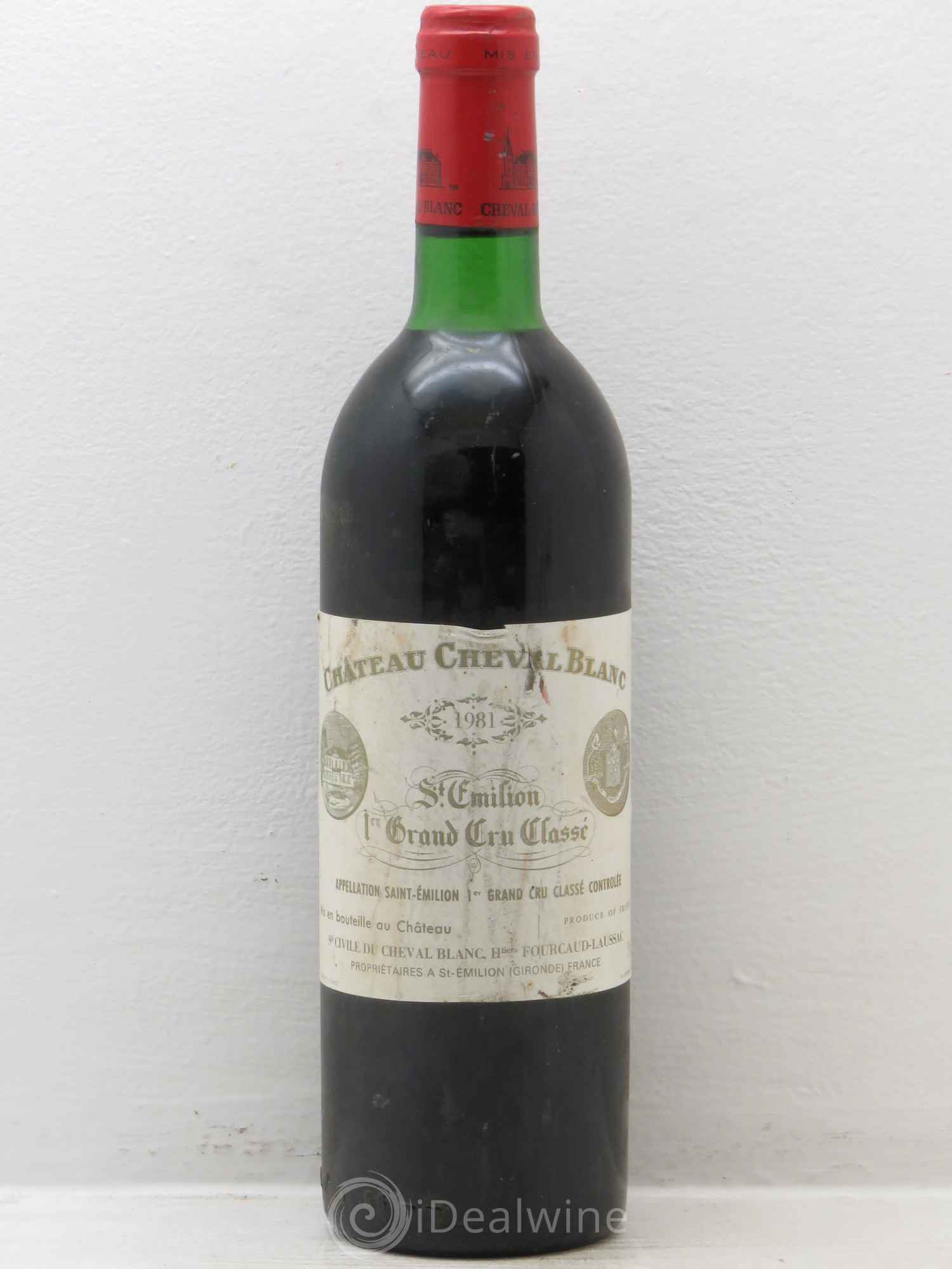 Château Cheval Blanc 1er Grand Cru Classé A 1981 - Lot de 1 bouteille - 0