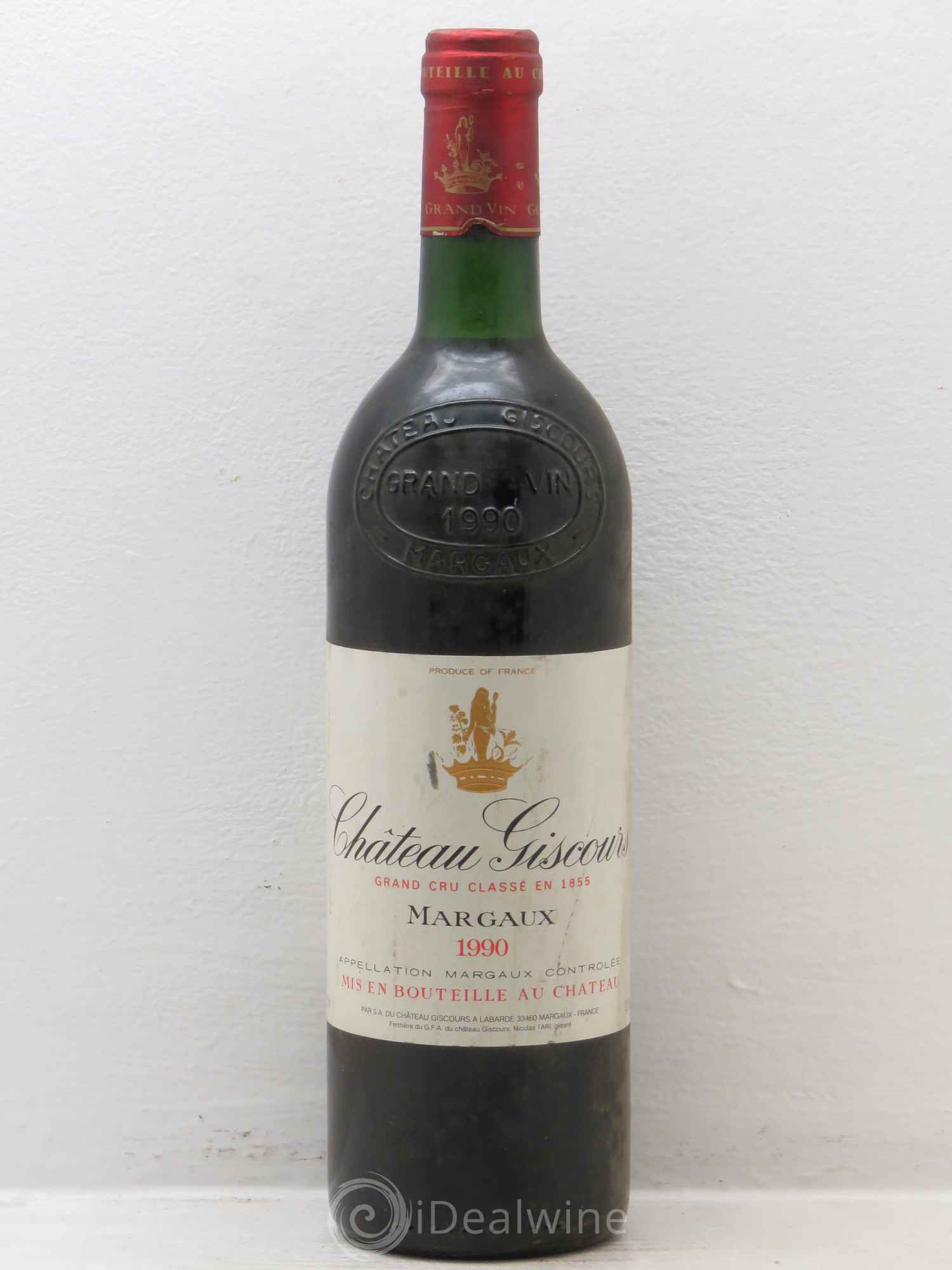 Château Giscours 3ème Grand Cru Classé 1990 - Lot de 1 bouteille - 0