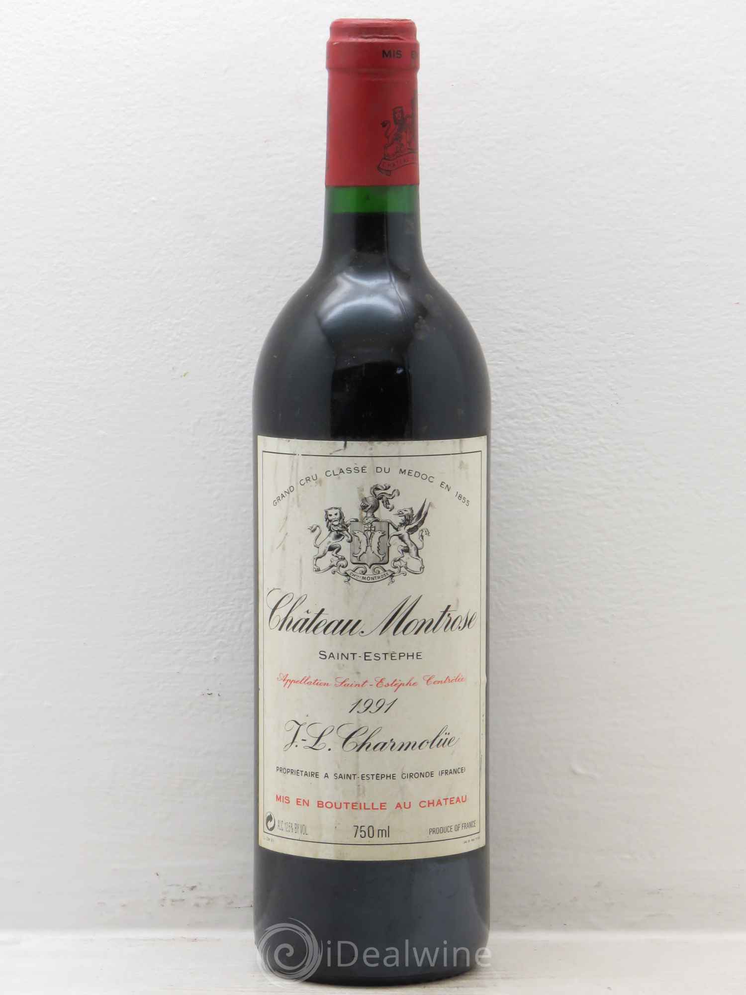 Château Montrose 2ème Grand Cru Classé 1991 - Lot de 1 bouteille - 0