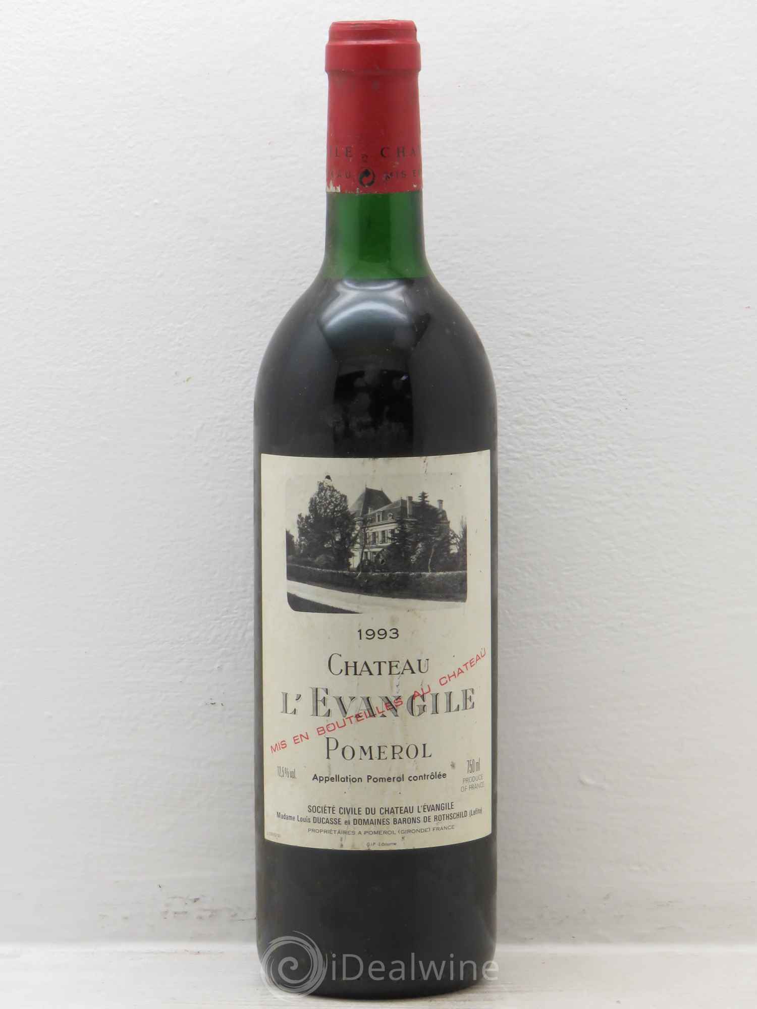 Château l' Évangile 1993 - Lot de 1 bouteille - 0