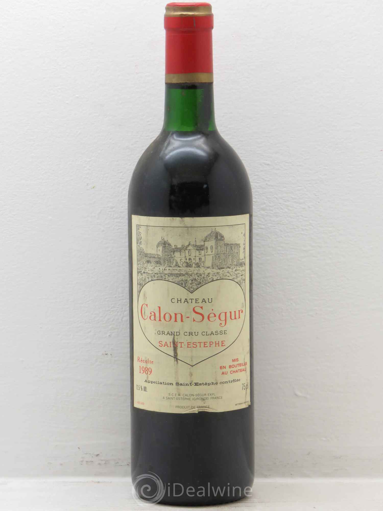 Château Calon Ségur 3ème Grand Cru Classé 1989 - Lot de 1 bouteille - 0