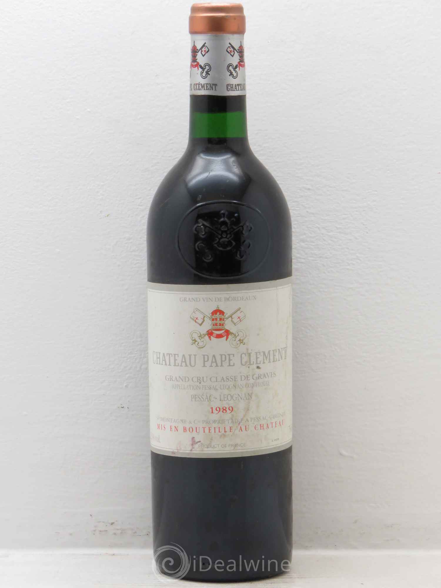Château Pape Clément Cru Classé de Graves 1989 - Lot de 1 bouteille - 0