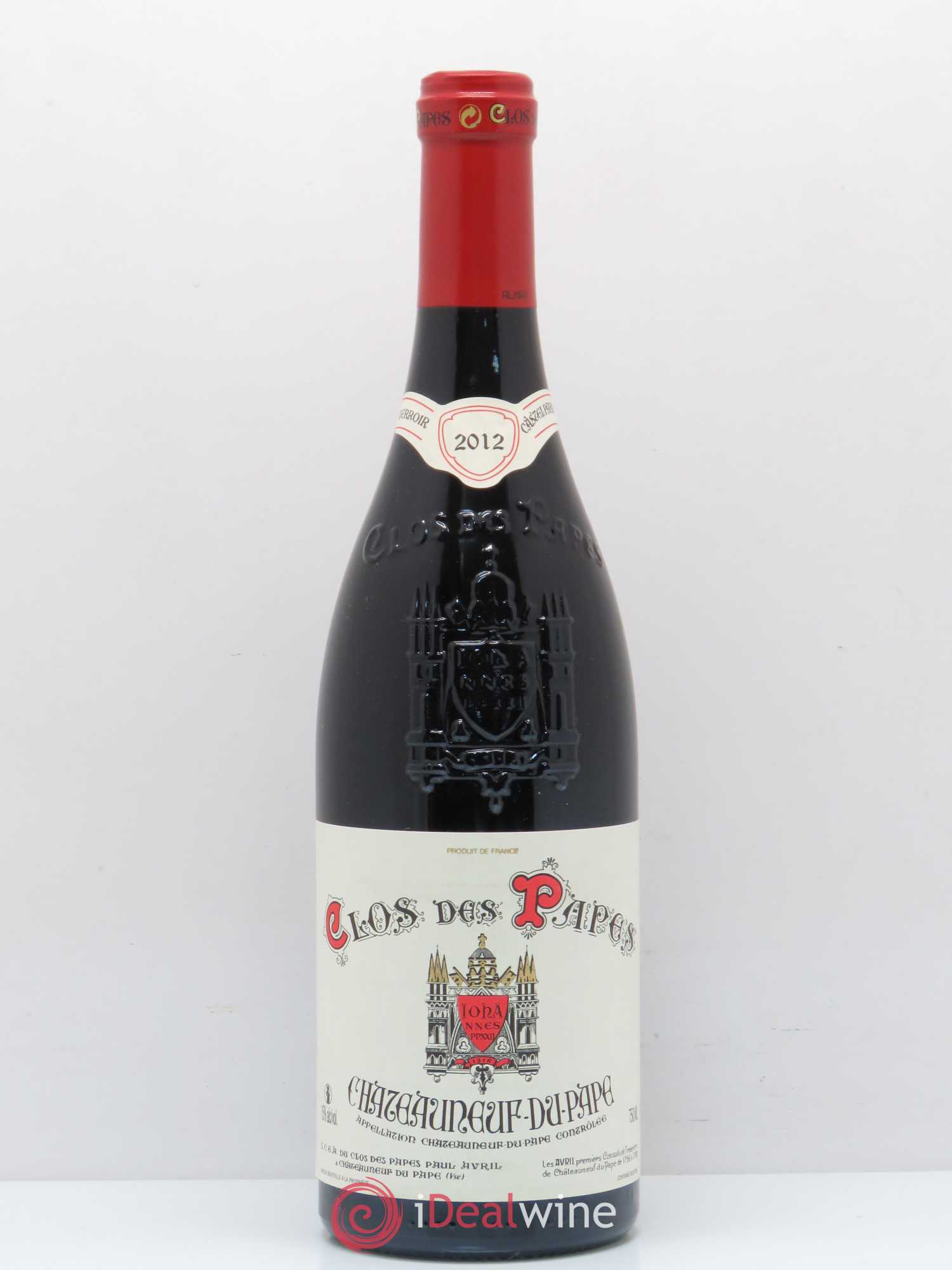 Châteauneuf-du-Pape Clos des Papes - Paul Avril 2012 - Lot de 1 bouteille - 0