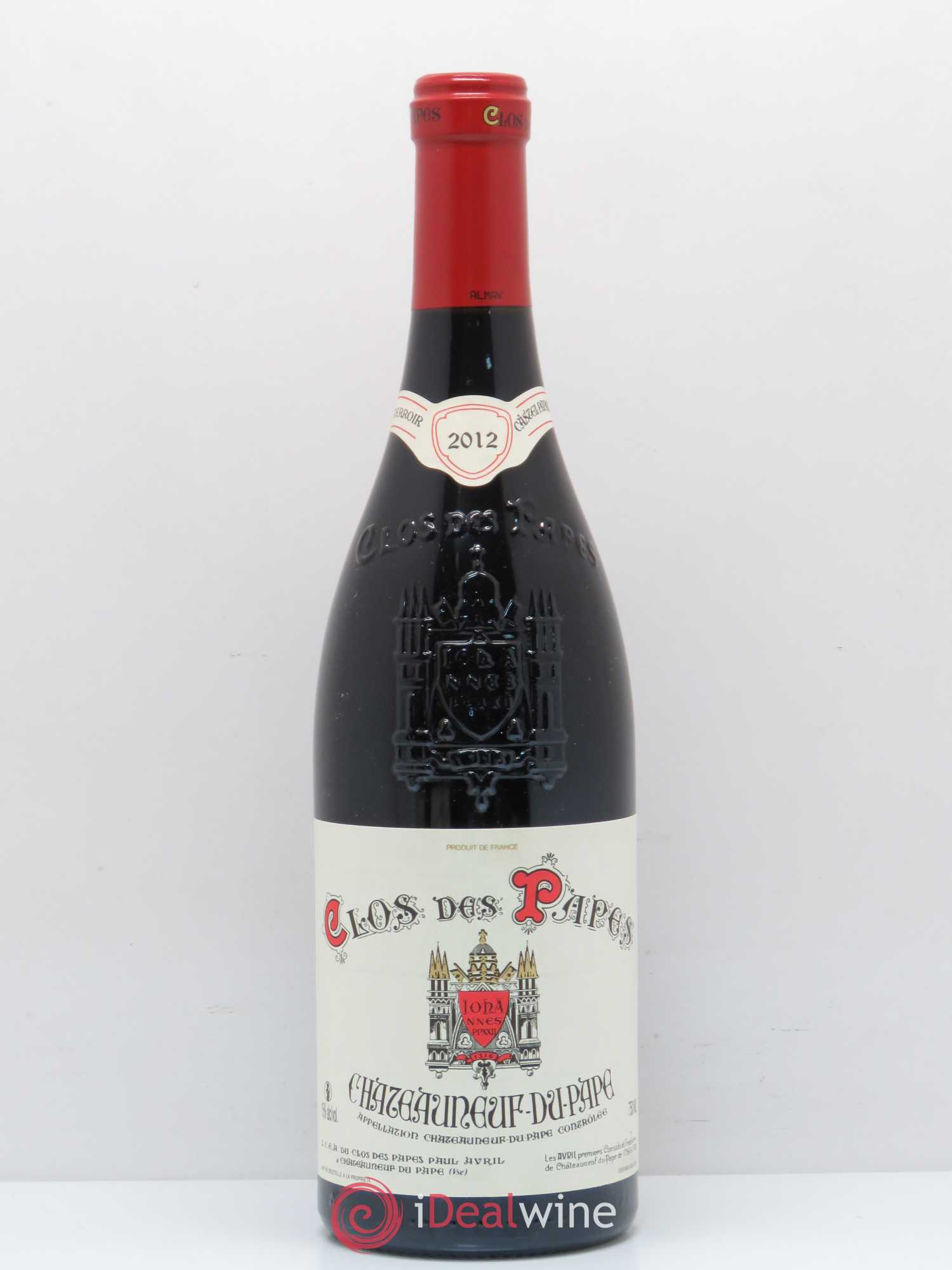 Châteauneuf-du-Pape Clos des Papes - Paul Avril 2012 - Lot de 1 bouteille - 0