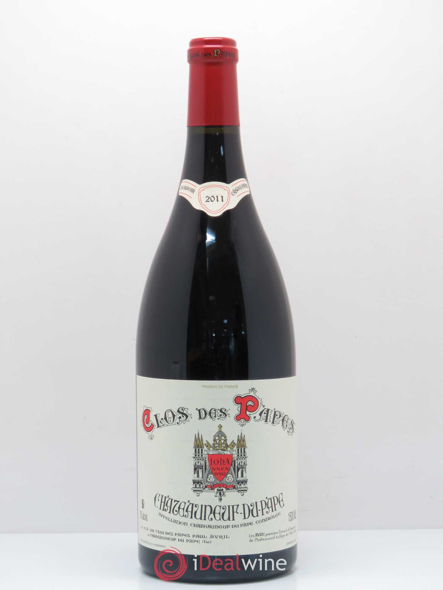 Châteauneuf-du-Pape Clos des Papes - Paul Avril 2011 - Lot de 1 magnum - 0