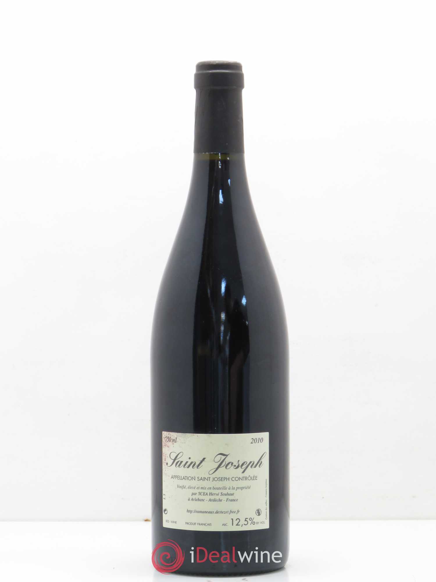 Saint-Joseph Sainte Epine Hervé Souhaut - Domaine Romaneaux-Destezet 2010 - Lot de 1 bouteille - 1