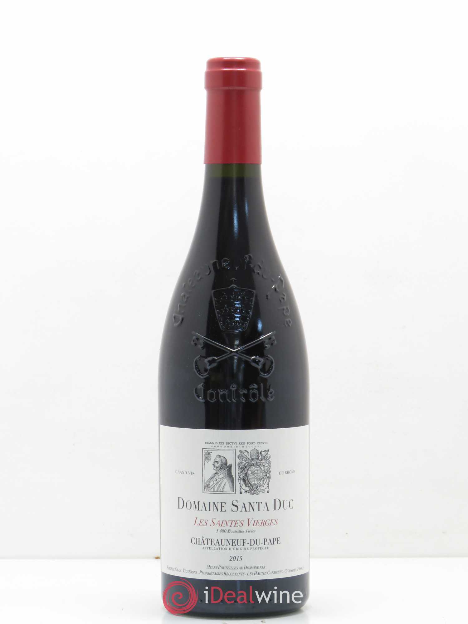 Châteauneuf-du-Pape Les Saintes Vierges Domaine Santa Duc 2015 - Posten von 1 Flasche - 0