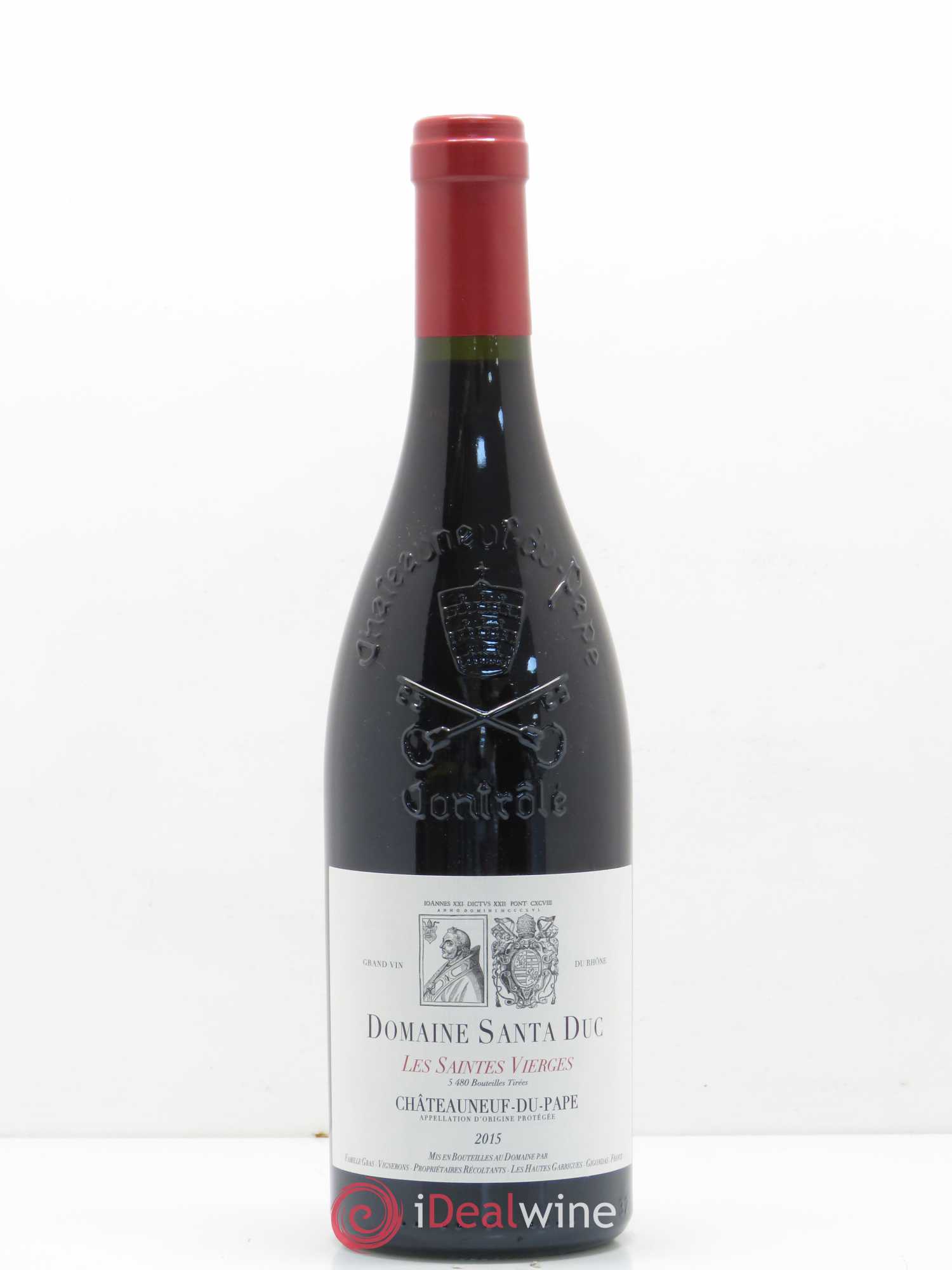 Châteauneuf-du-Pape Les Saintes Vierges Domaine Santa Duc 2015 - Posten von 1 Flasche - 0